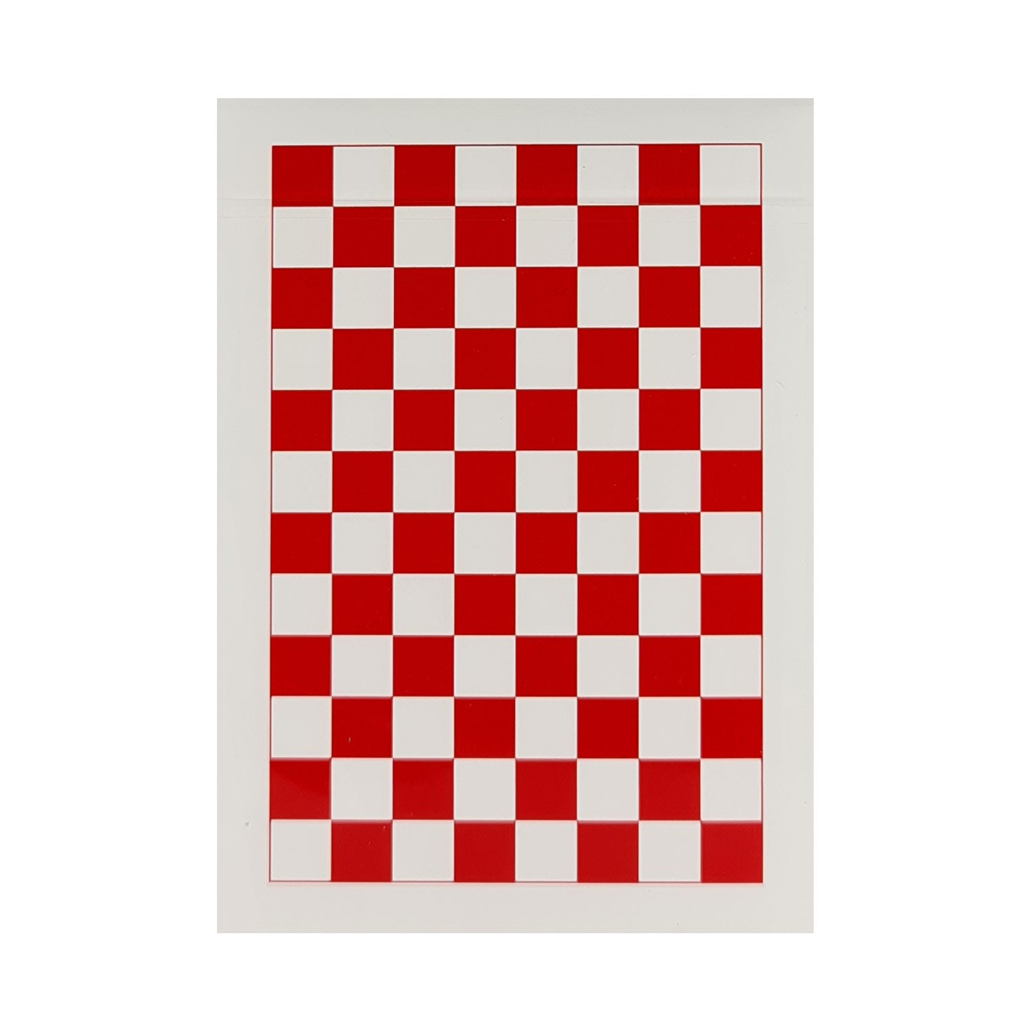 checkerboard red