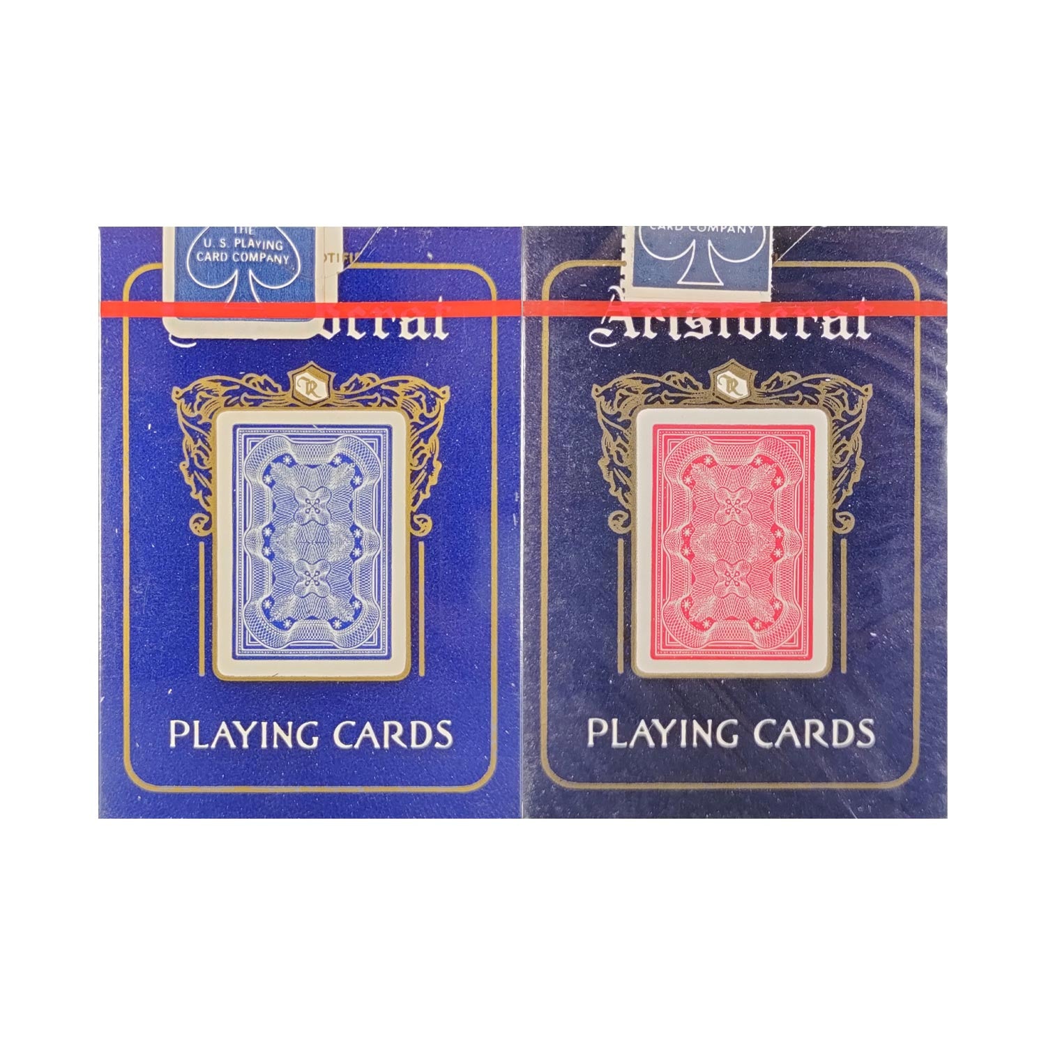 Vintage Blue Ribbon 323 Filigree Back Playing Cards Set – RunIt Decks