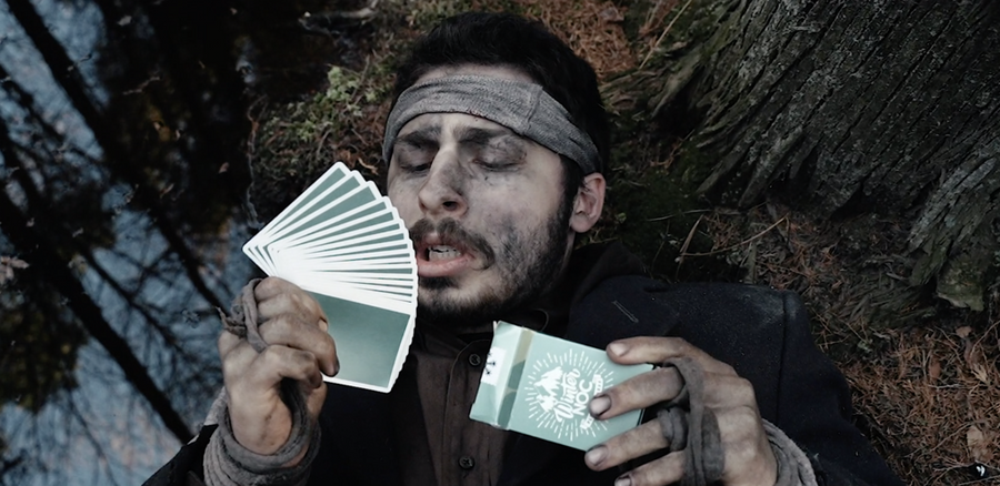 NOC Winter Survival Green Playing Cards