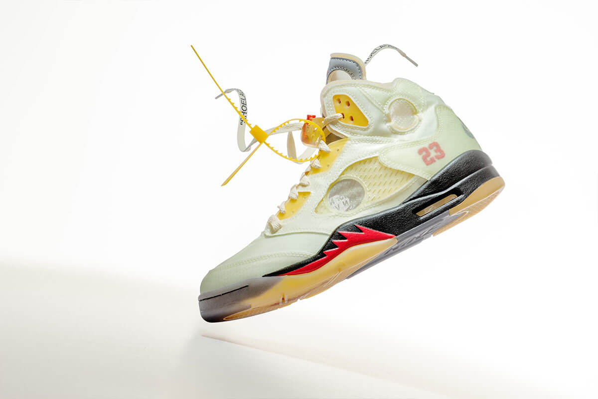 off white jordan 5 draw