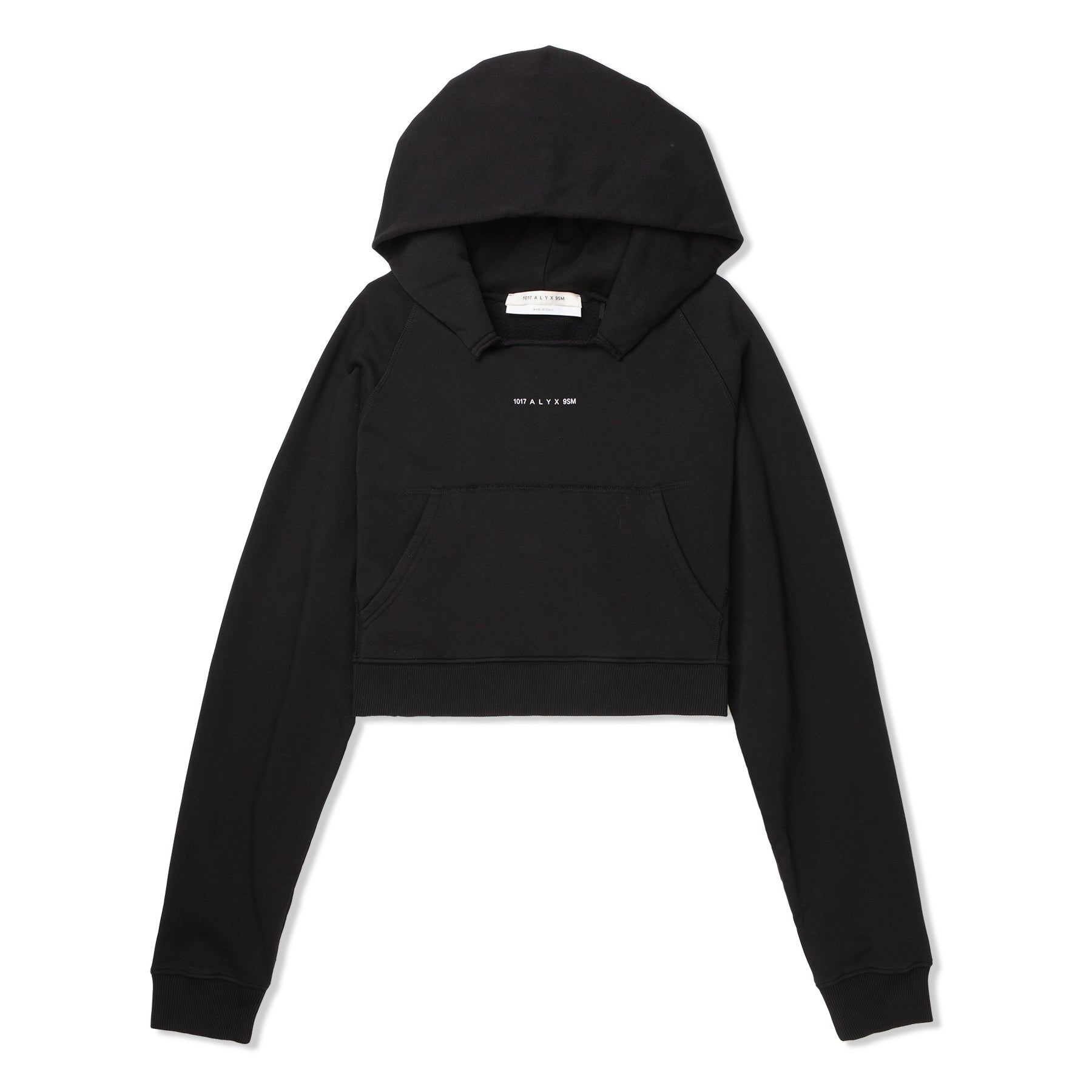 1017 ALYX 9SM Womens Collection Logo Cropped Sweatshirt (Black) – Concepts