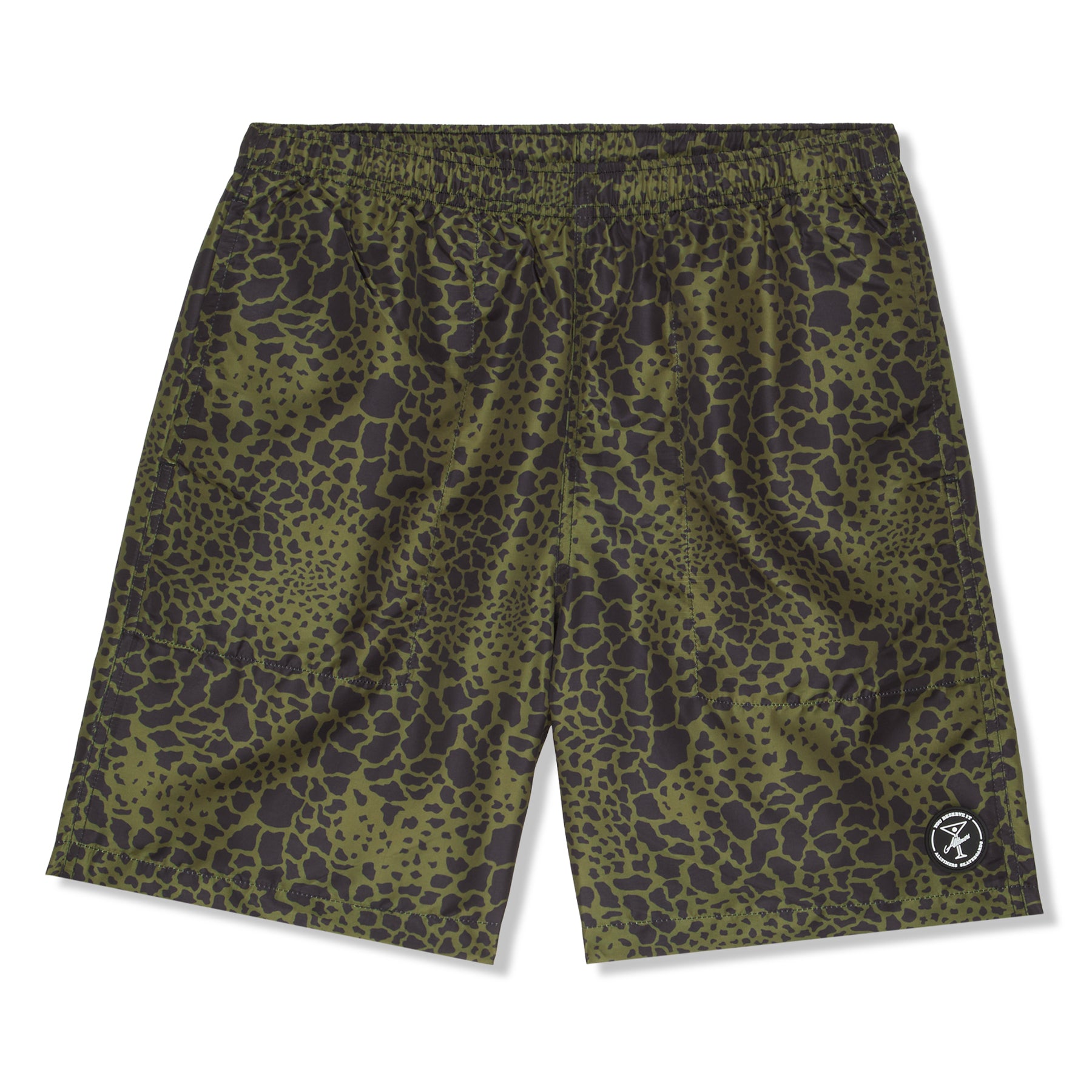 John Elliott Cotton Poplin Frame Shorts (Olive) – Concepts