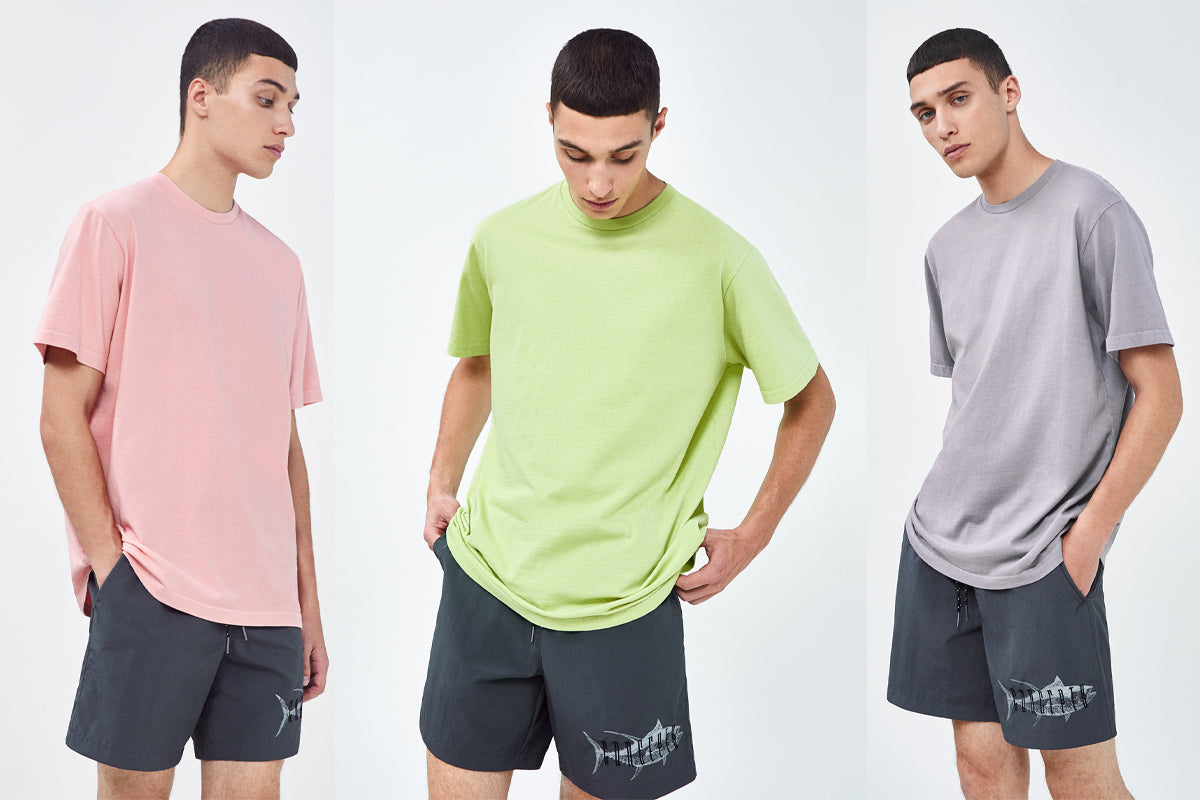 Concepts 3-Pack Palette Tee (Wasabi/Pink Salt/Cool Grey)