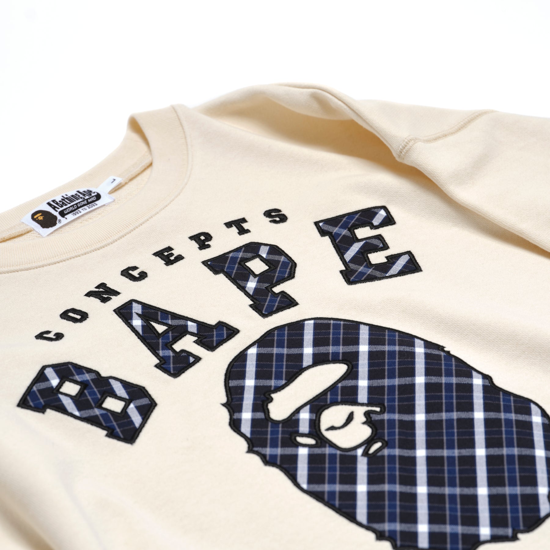 Concepts x BAPE Crewneck Relaxed (Ivory)