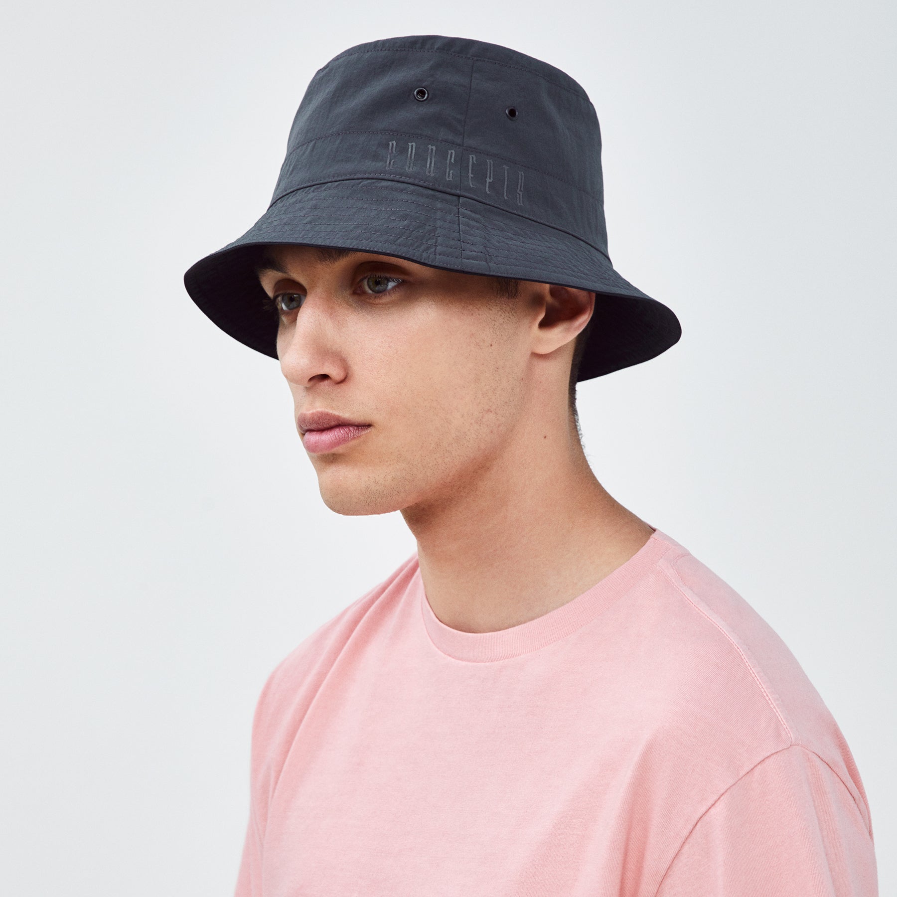 Concepts Gothic 3M Bucket Hat (Black/Pewter)