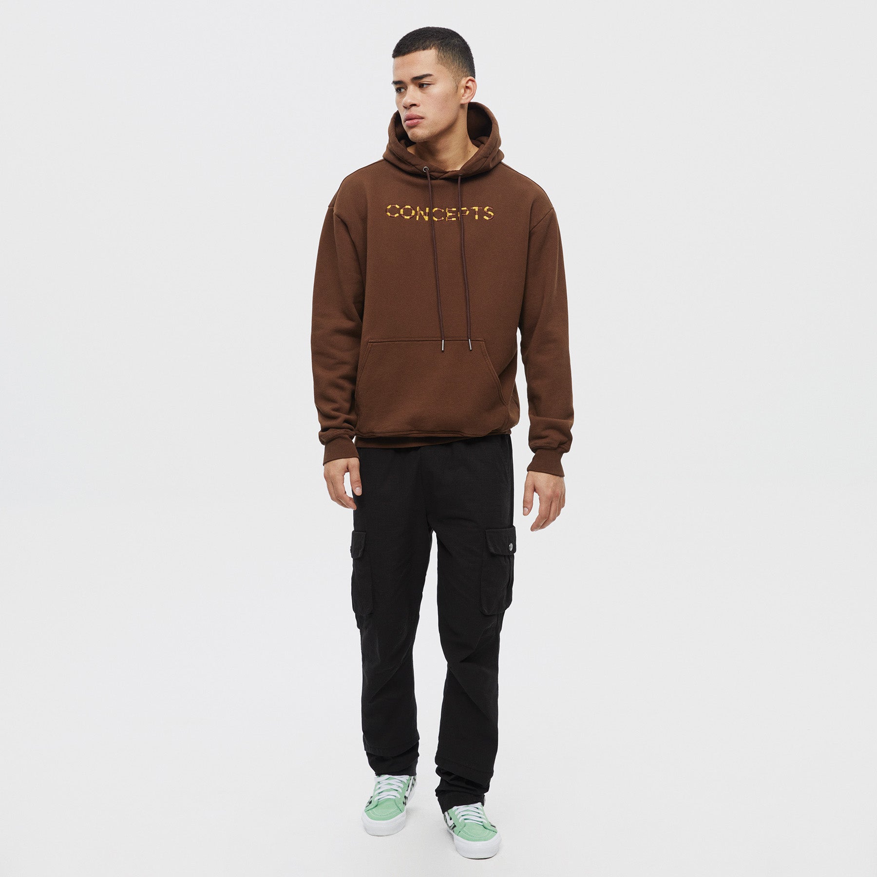 Concepts Jubilee Checkered Hoodie (Brown) – CNCPTS