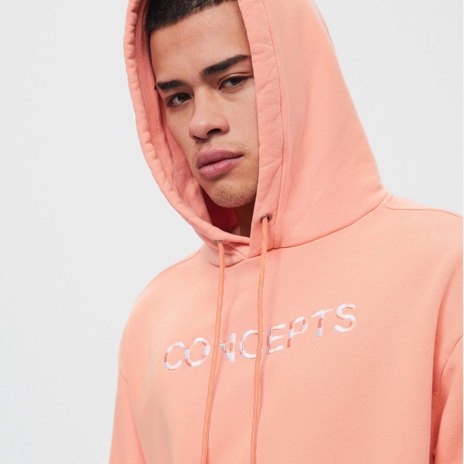 Concepts Jubilee Checkered Hoodie (Coral)
