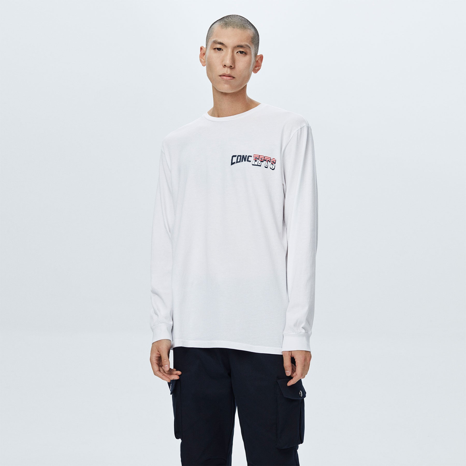 Concepts Home Town Rival Long Sleeve Tee (White) – CNCPTS