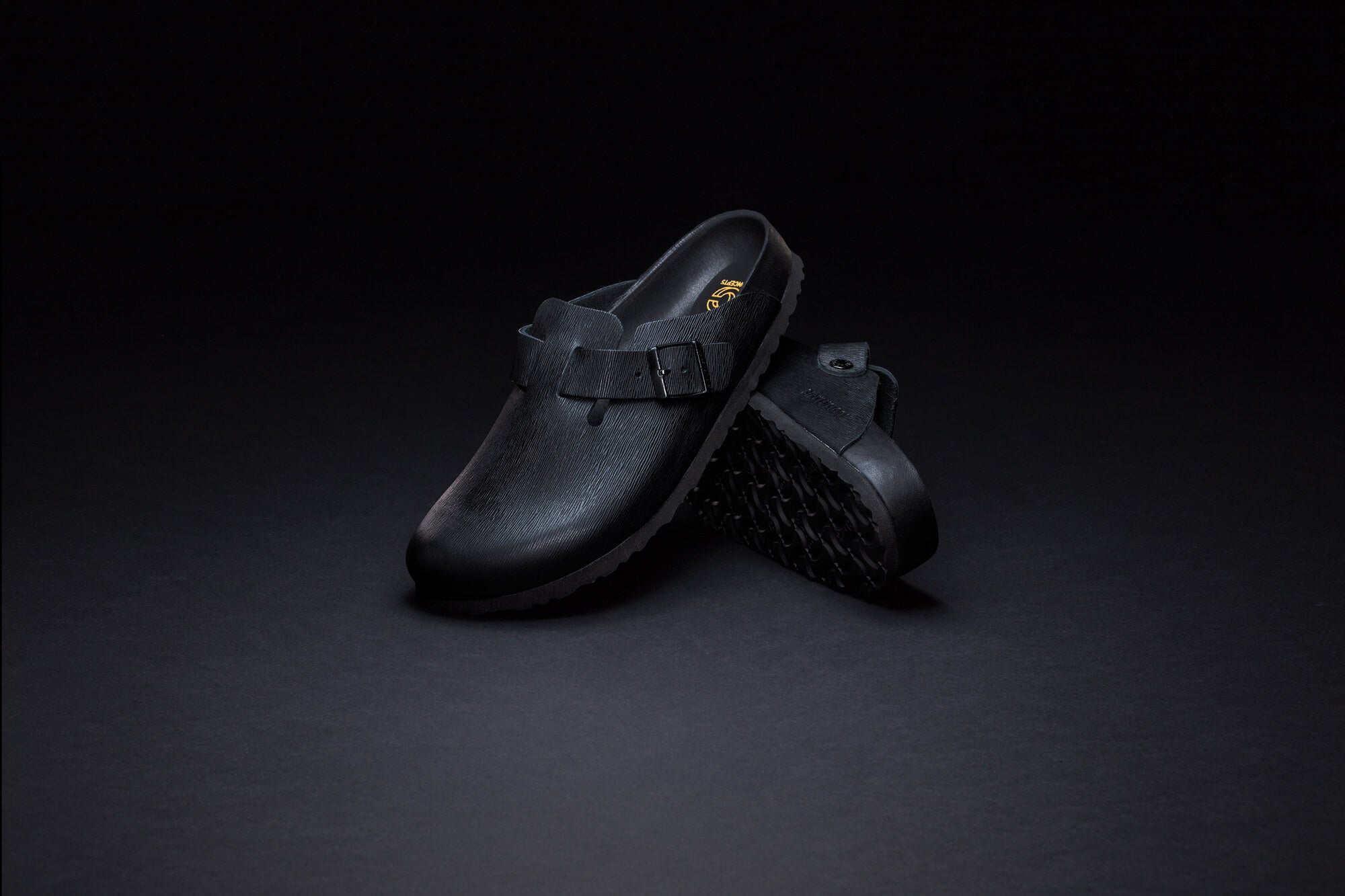 birkenstock boston noir