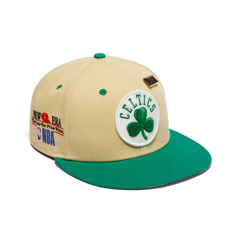 Boston Celtics CLOVER ALT 2T BP-MESH Green-Grey Fitted Hat