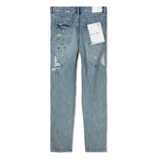 PURPLE BRAND JEANS P001-FLIP FADED LIGHT INDIGO PAINTER