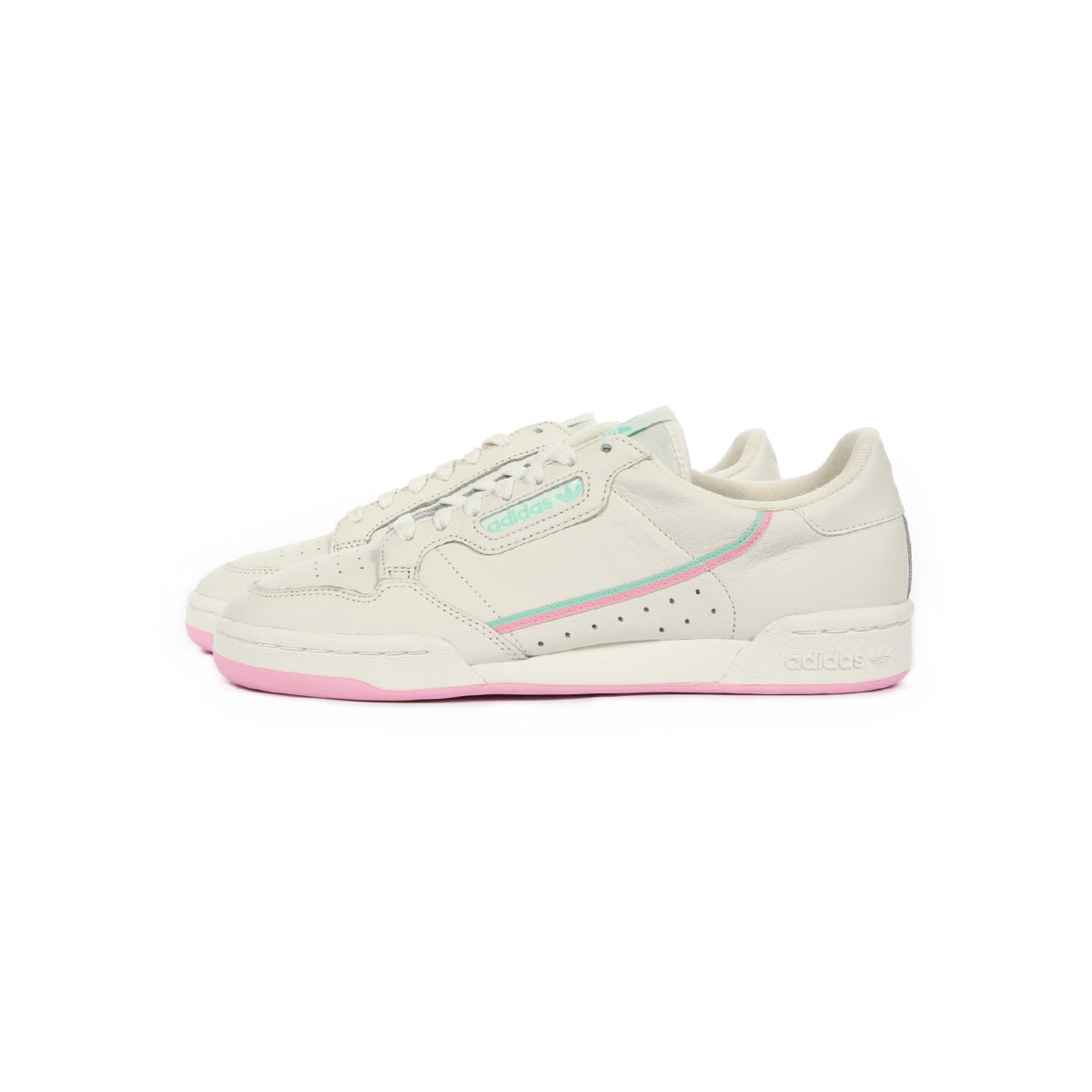 adidas continental off white pink