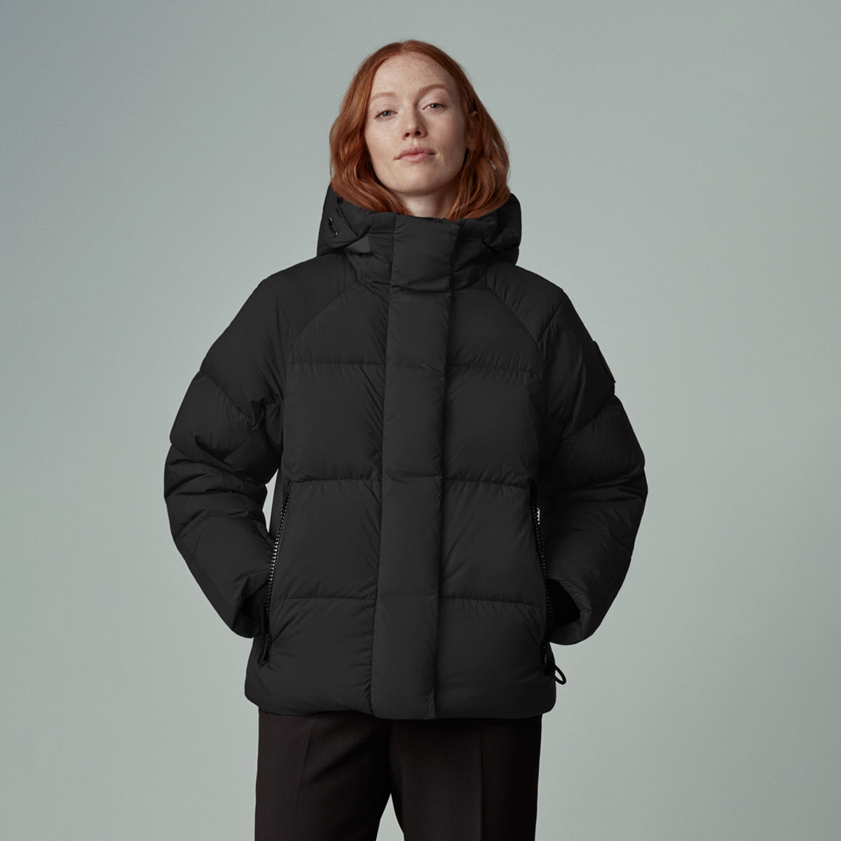 Canada Goose Womens Junction Parka Black Label (Black)