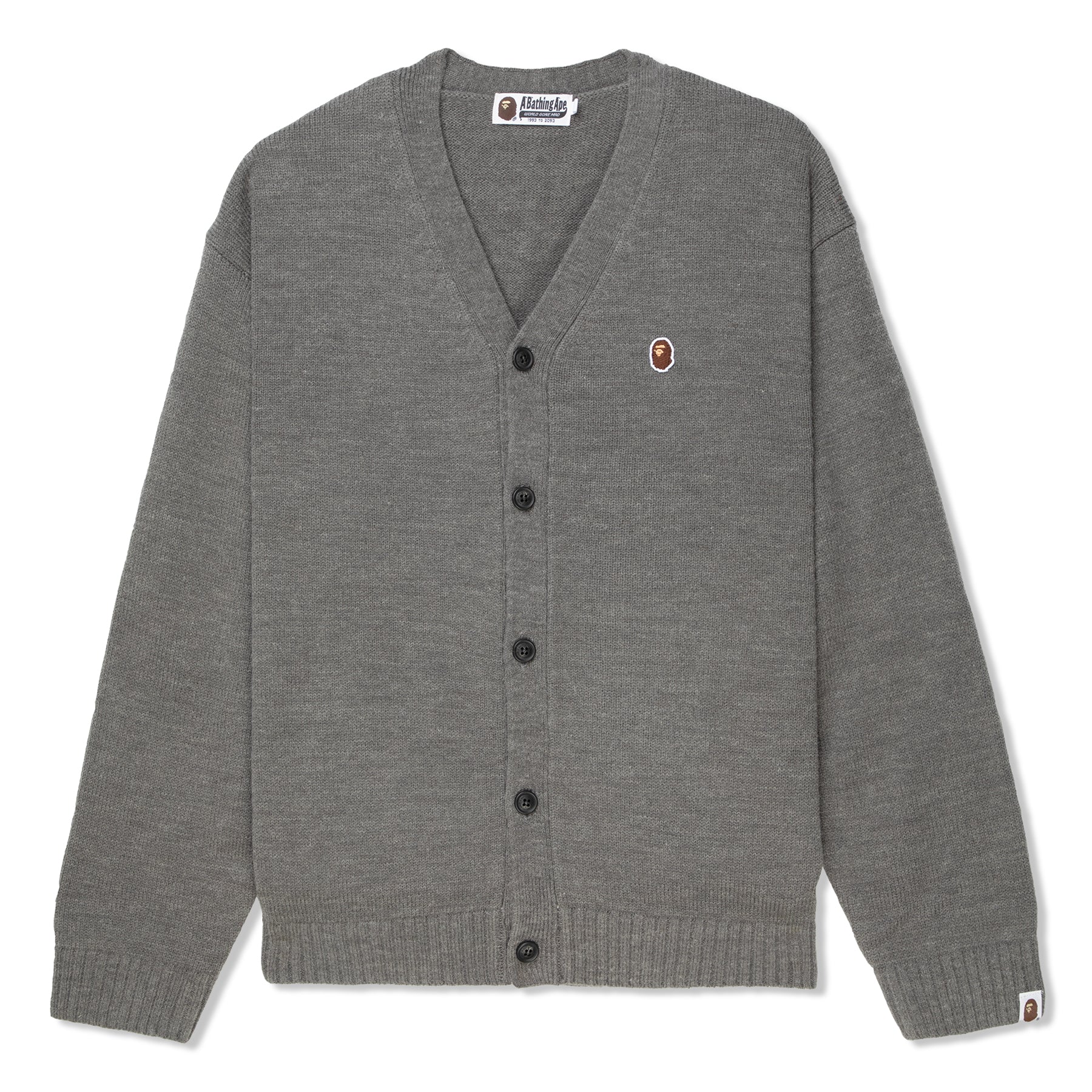 A Bathing Ape Ape Head One Point Cardigan (Black) – Concepts