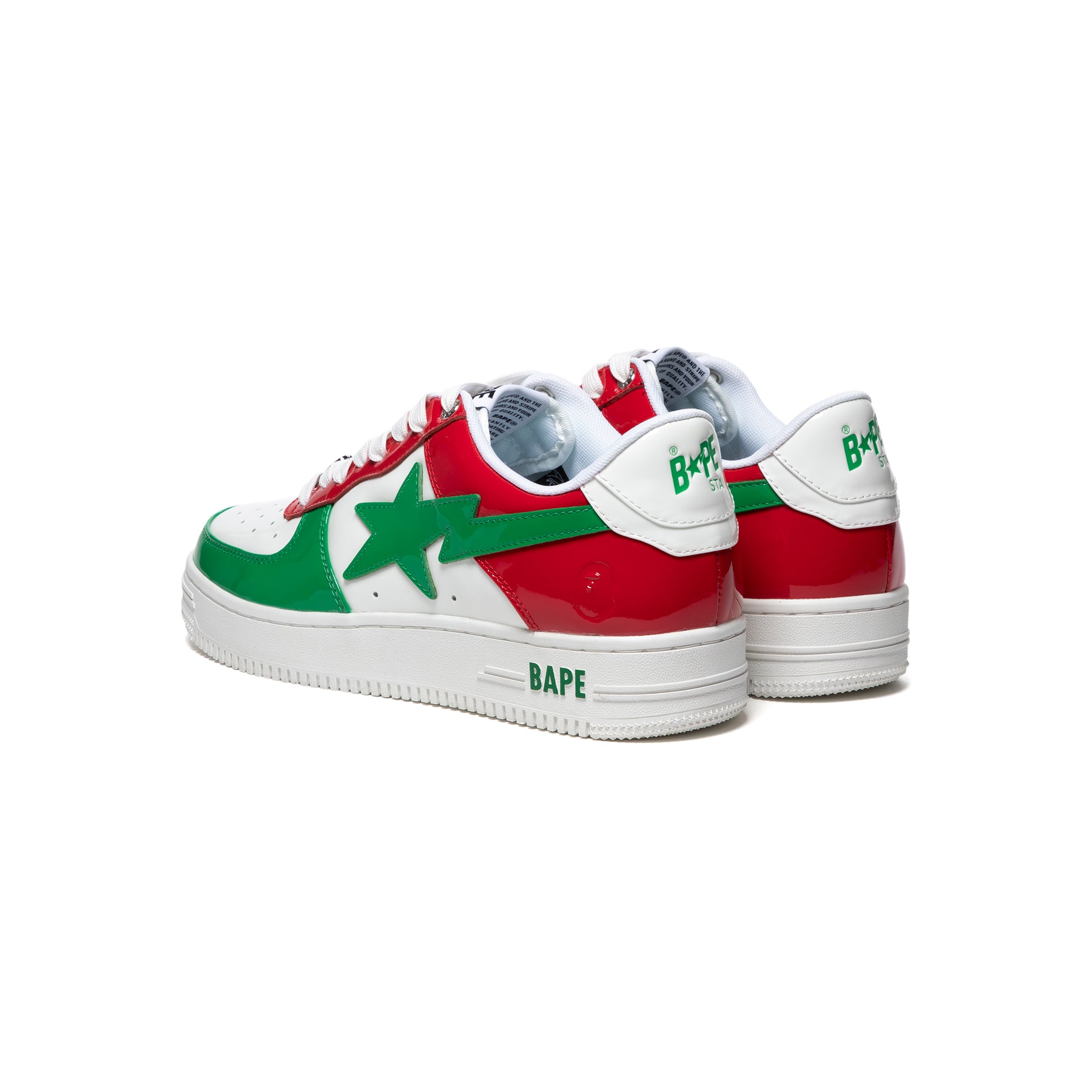 A Bathing Ape, Bape STA #1 M1 (White/Red/Green) – Concepts