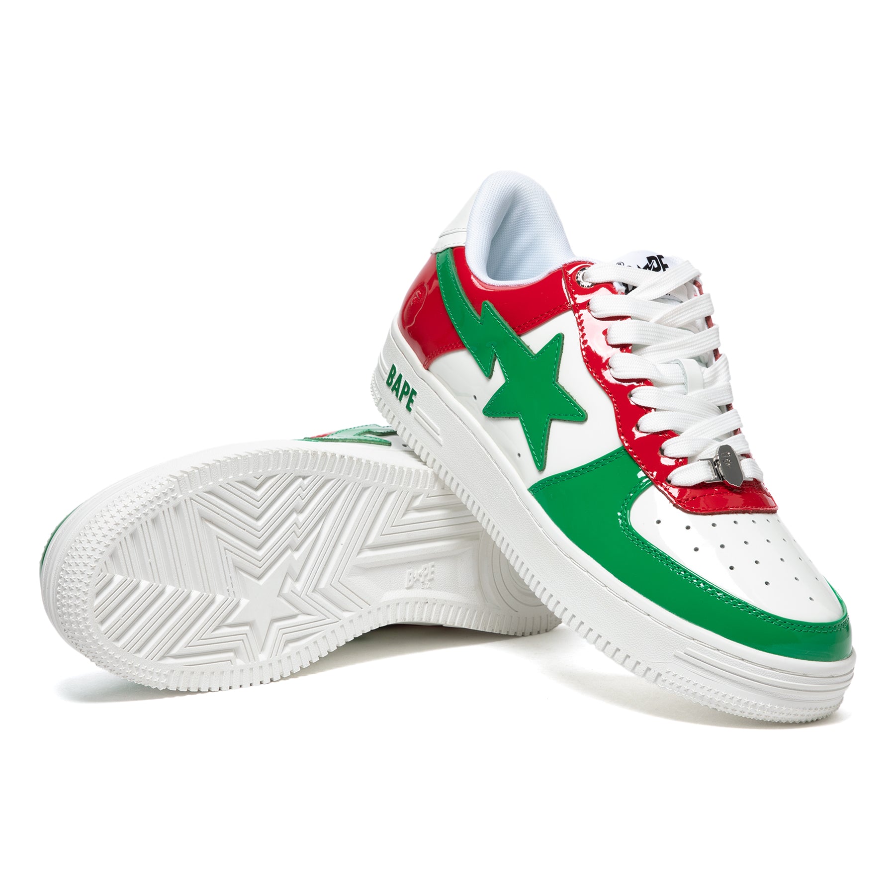 A Bathing Ape, Bape STA #1 M1 (White/Red/Green)