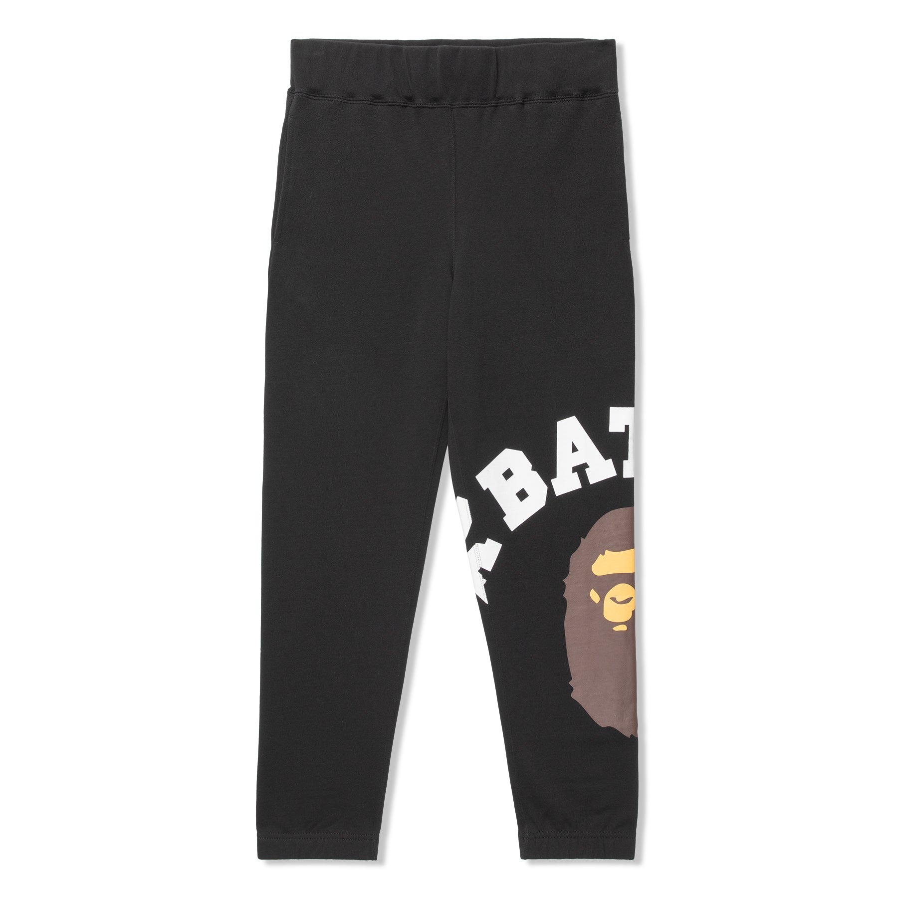 A Bathing Ape Line 1st Camo Washed Slim Fit Sweat Pant (Black