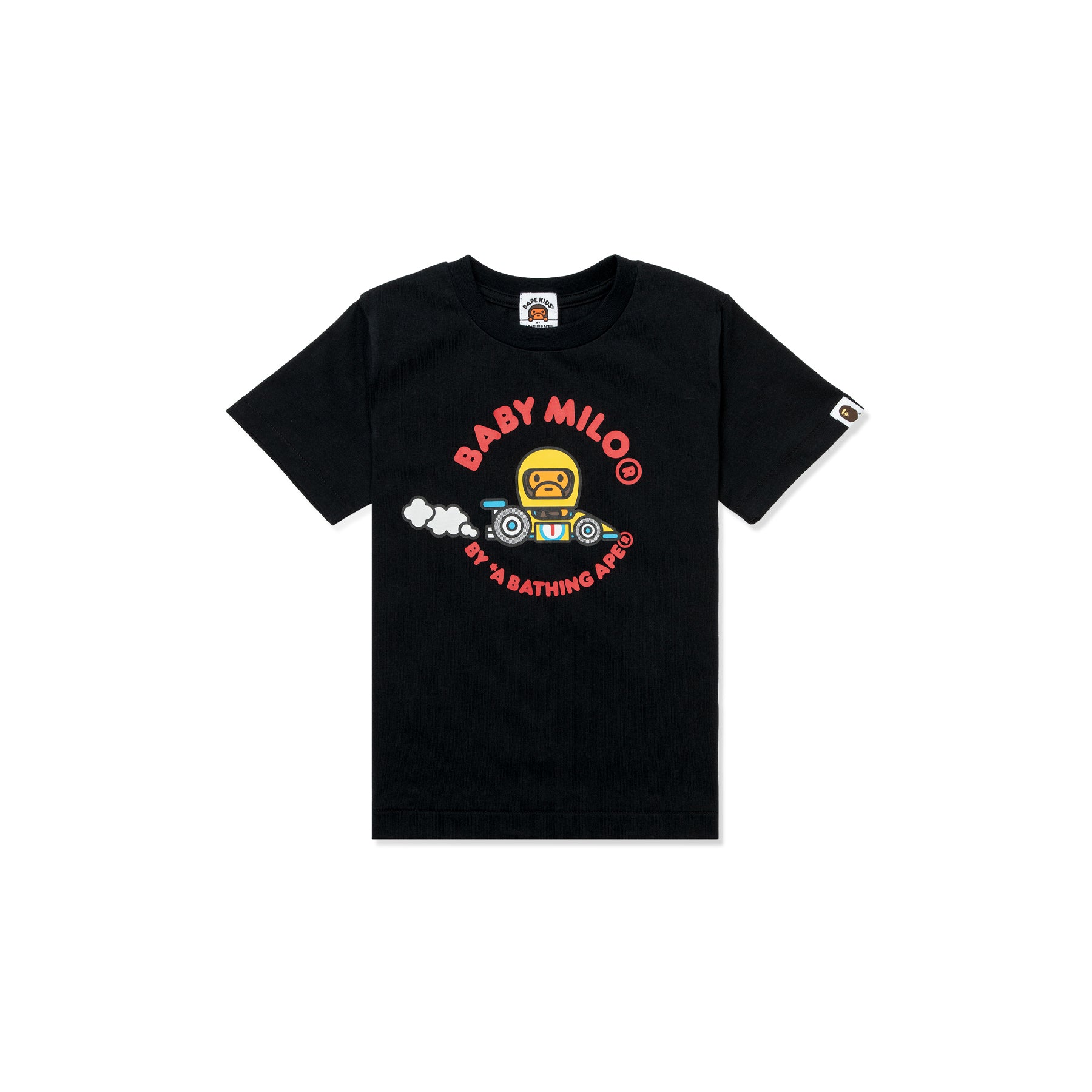 A Bathing Ape Kids ABC Camo Milo On Bape Tee (Black) – Concepts