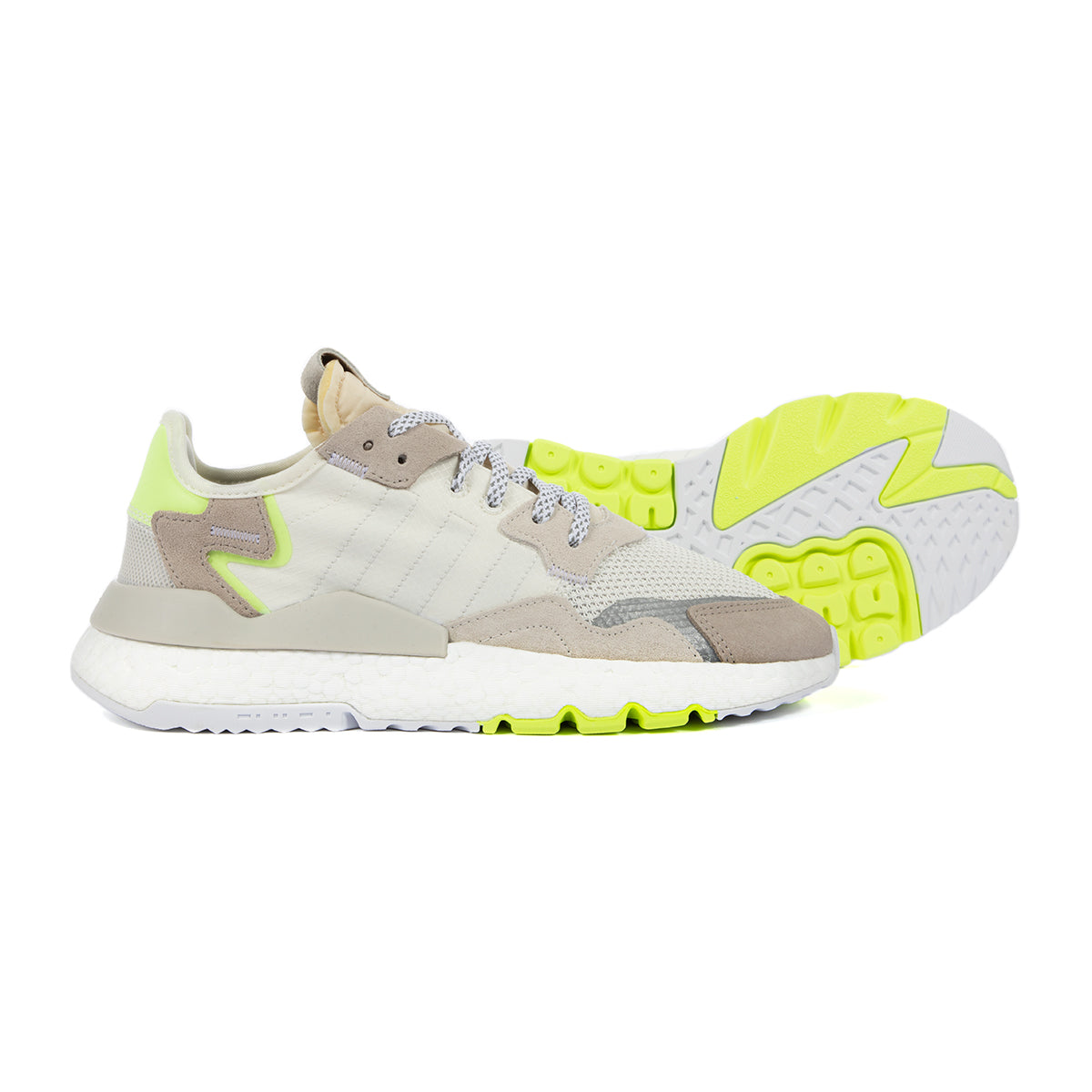 adidas nite jogger white glow pink