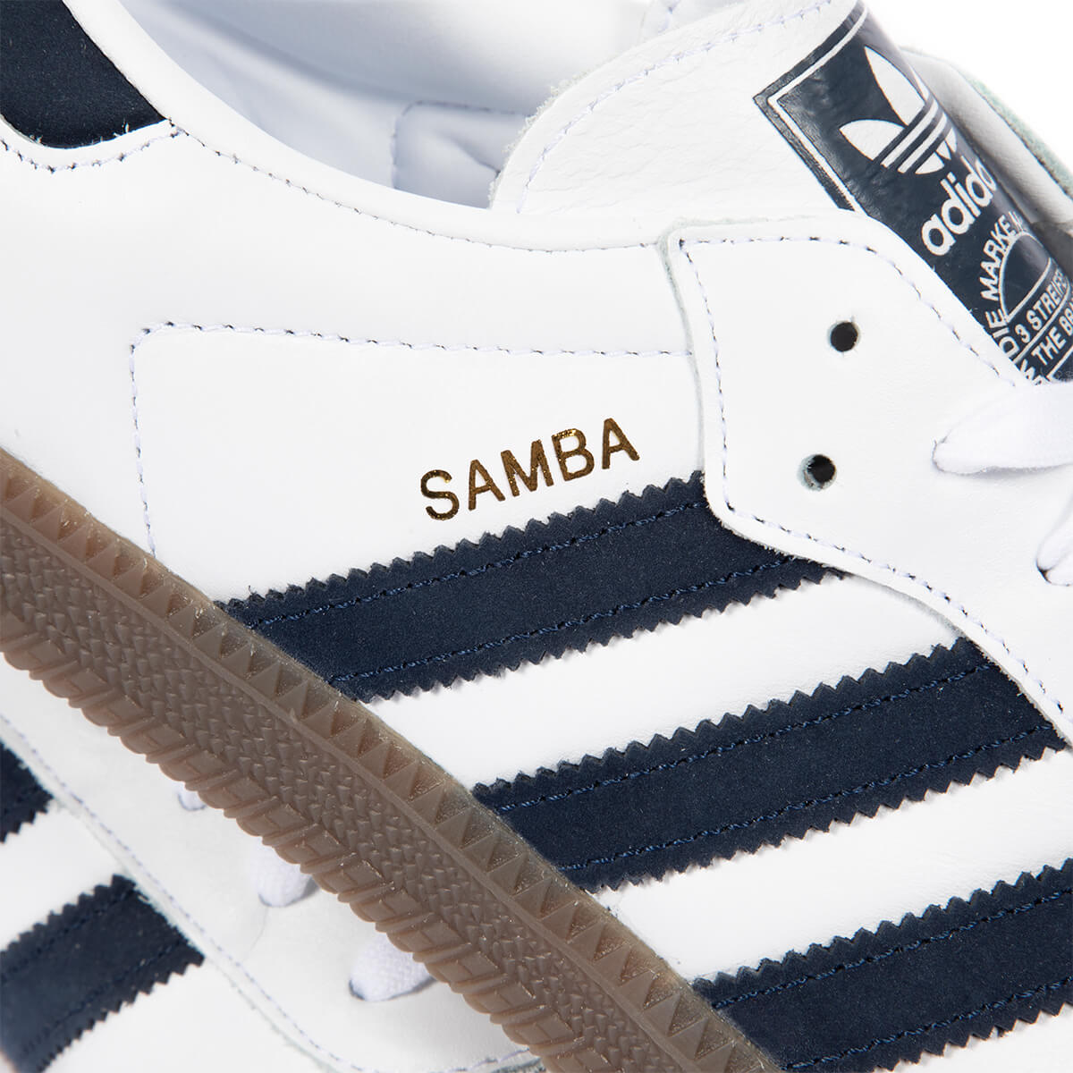 adidas samba og white navy