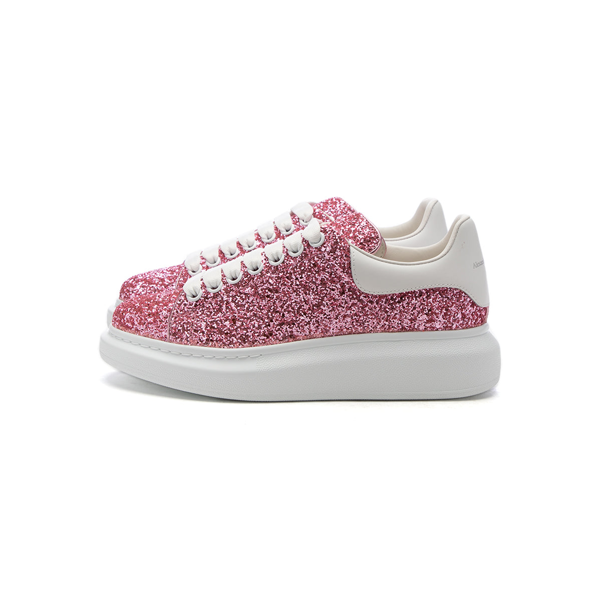 alexander mcqueen white & pink oversized sneakers