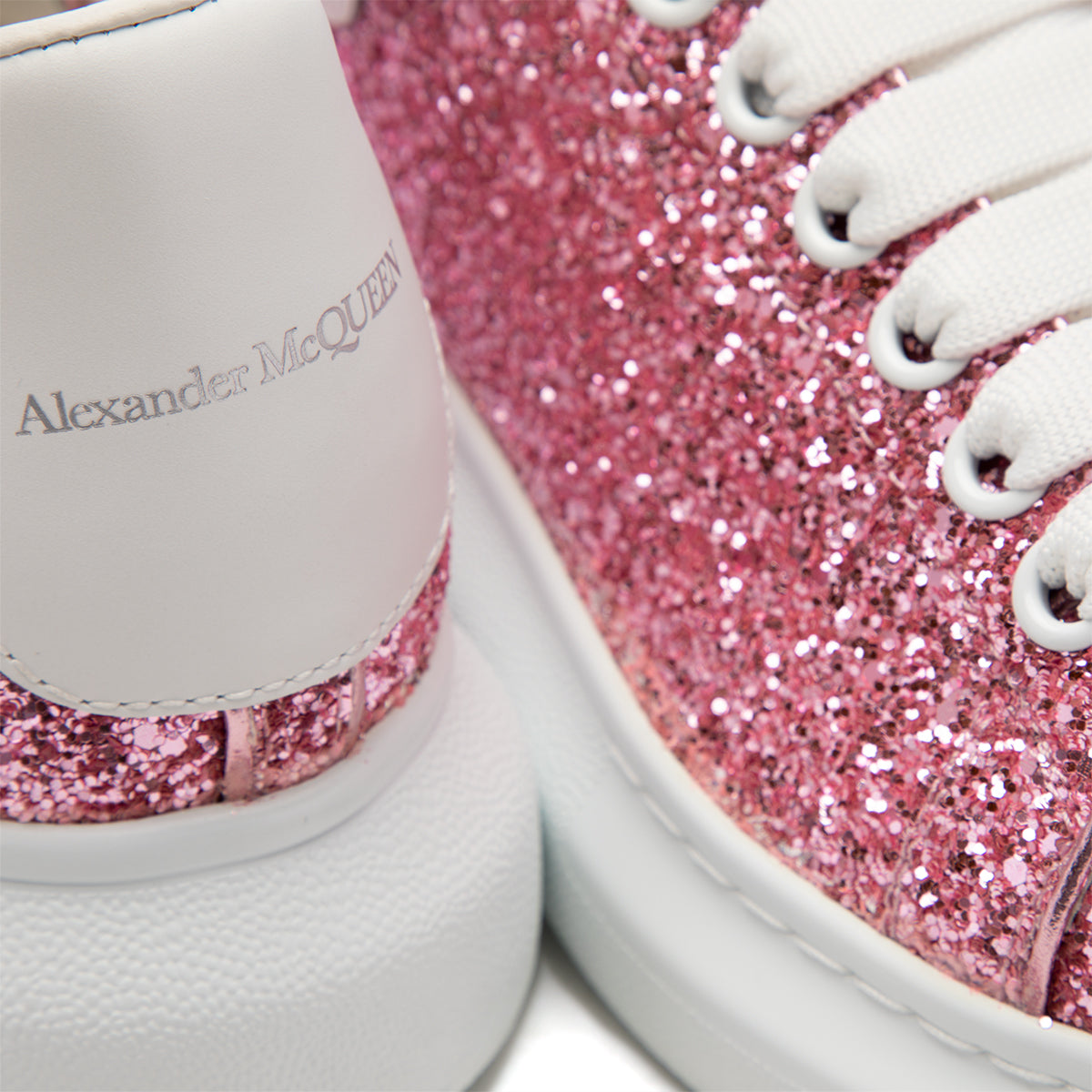 alexander mcqueen pink and white