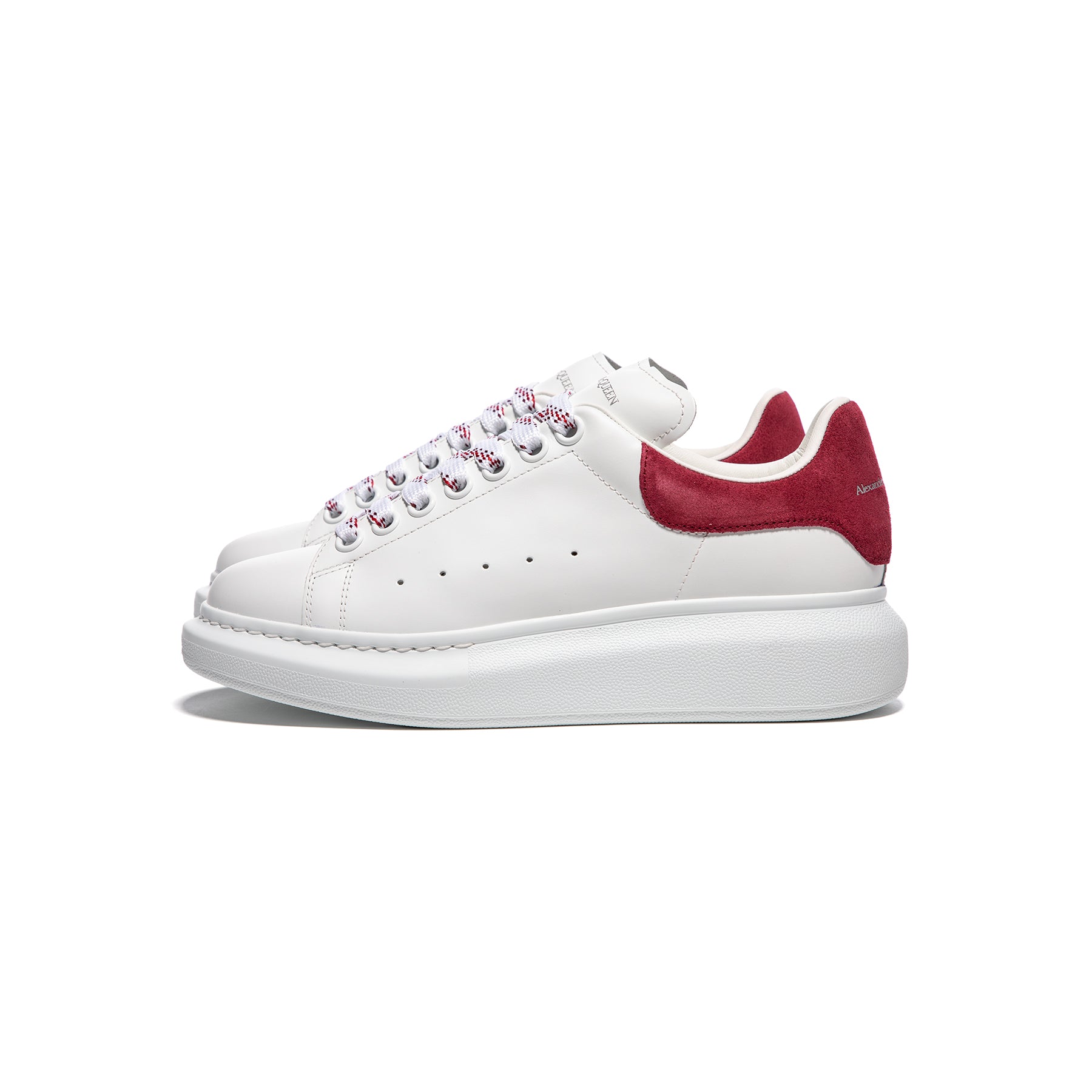 Alexander McQueen Womens Oversized Sneaker (White/Cherry) – Concepts