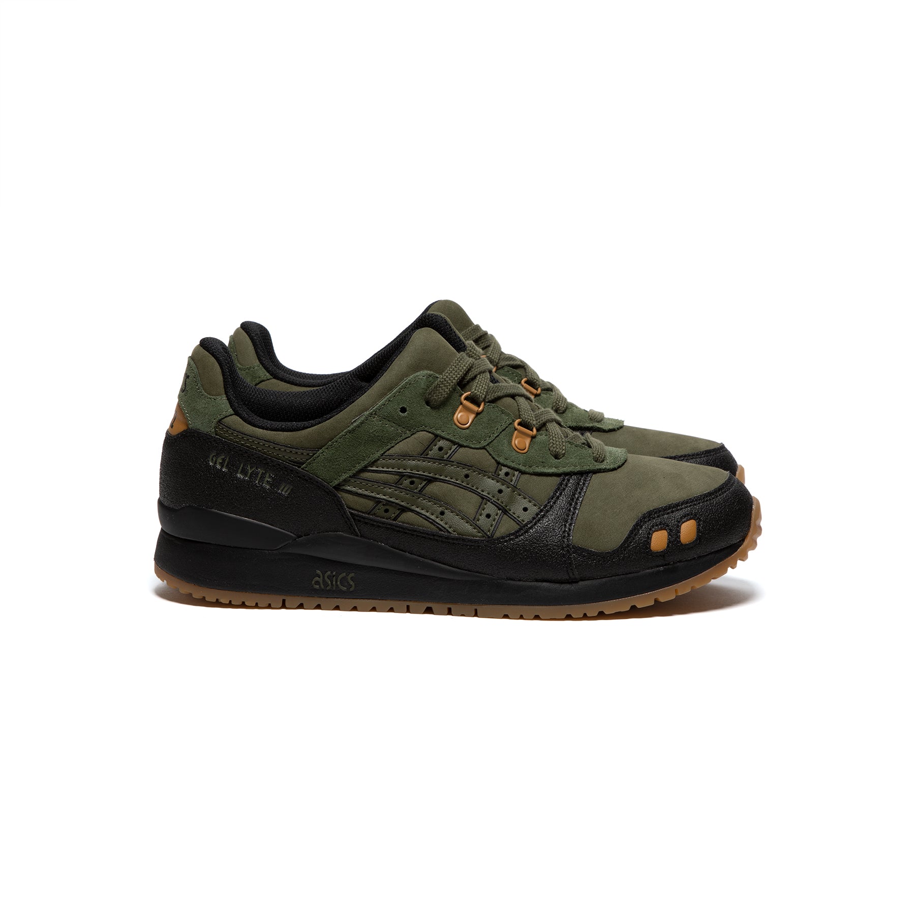 asics gel lyte iii dark olive