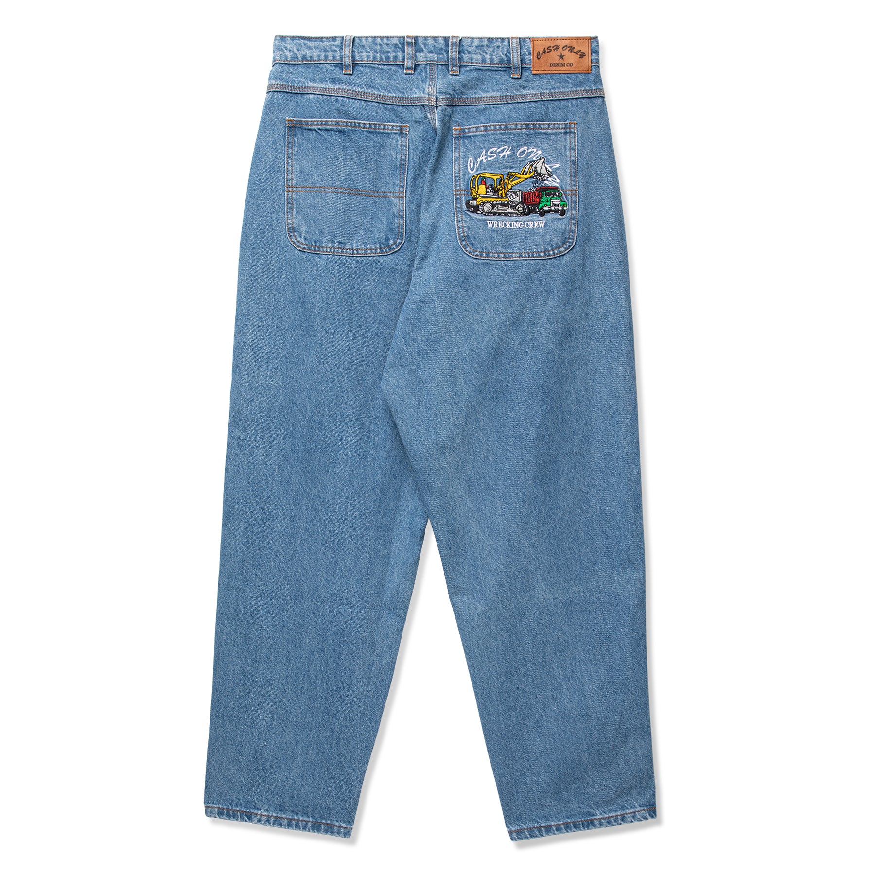 CASH ONLY Wrecking Baggy Jeans (Washed Indigo) – Concepts