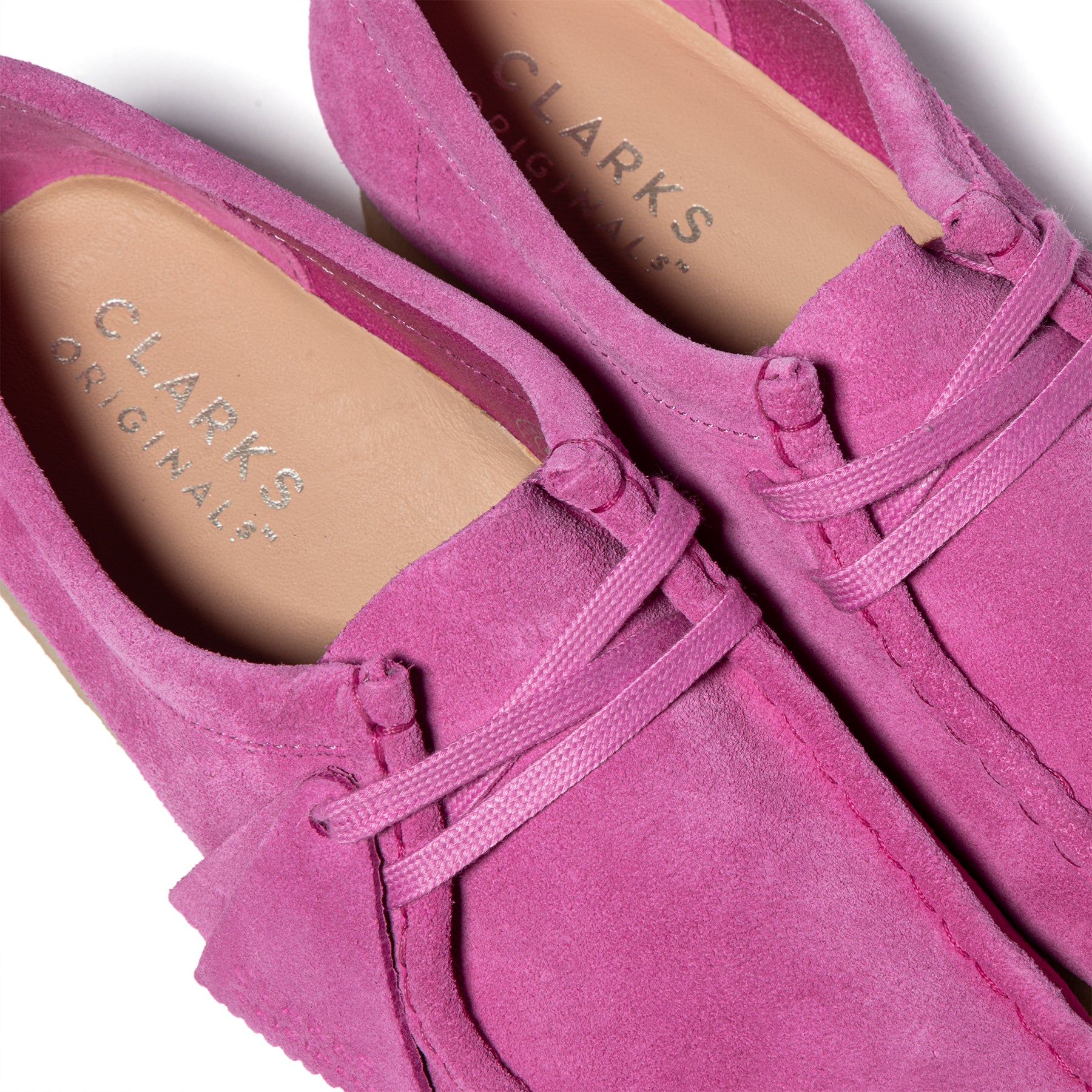 Clarks Wallabee (Pink Suede)