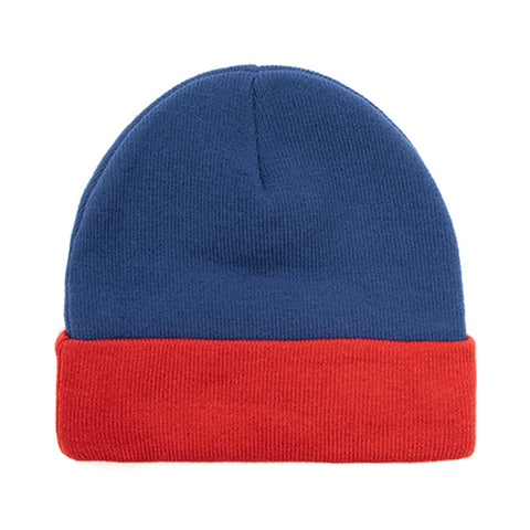 (Berry/Navy) Striped Concepts Beanie