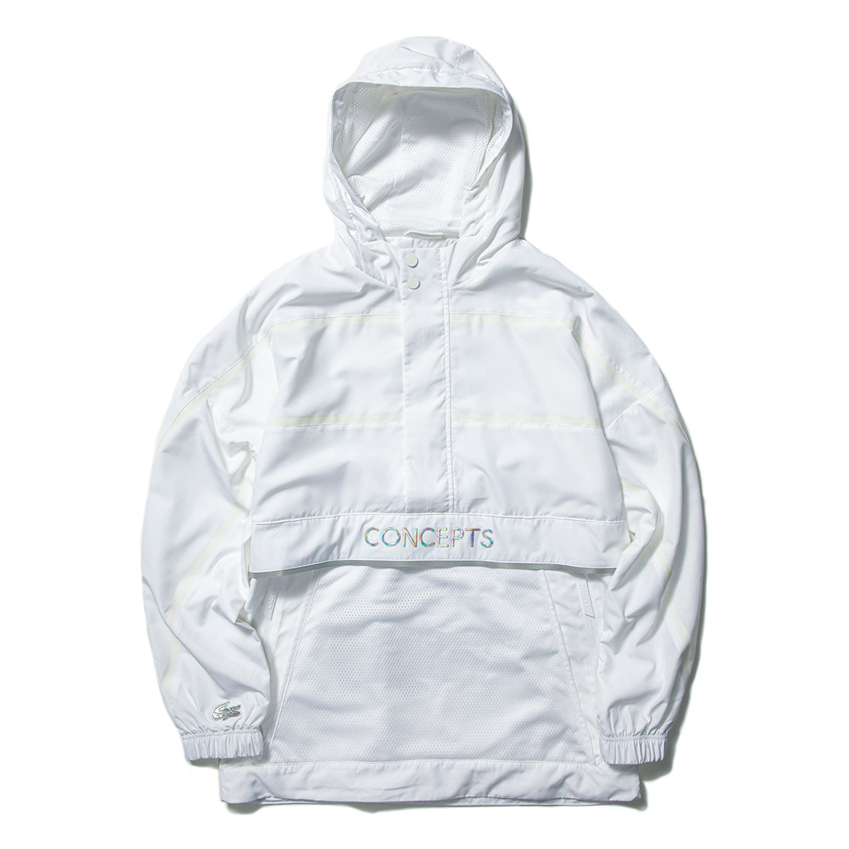 lacoste white windbreaker