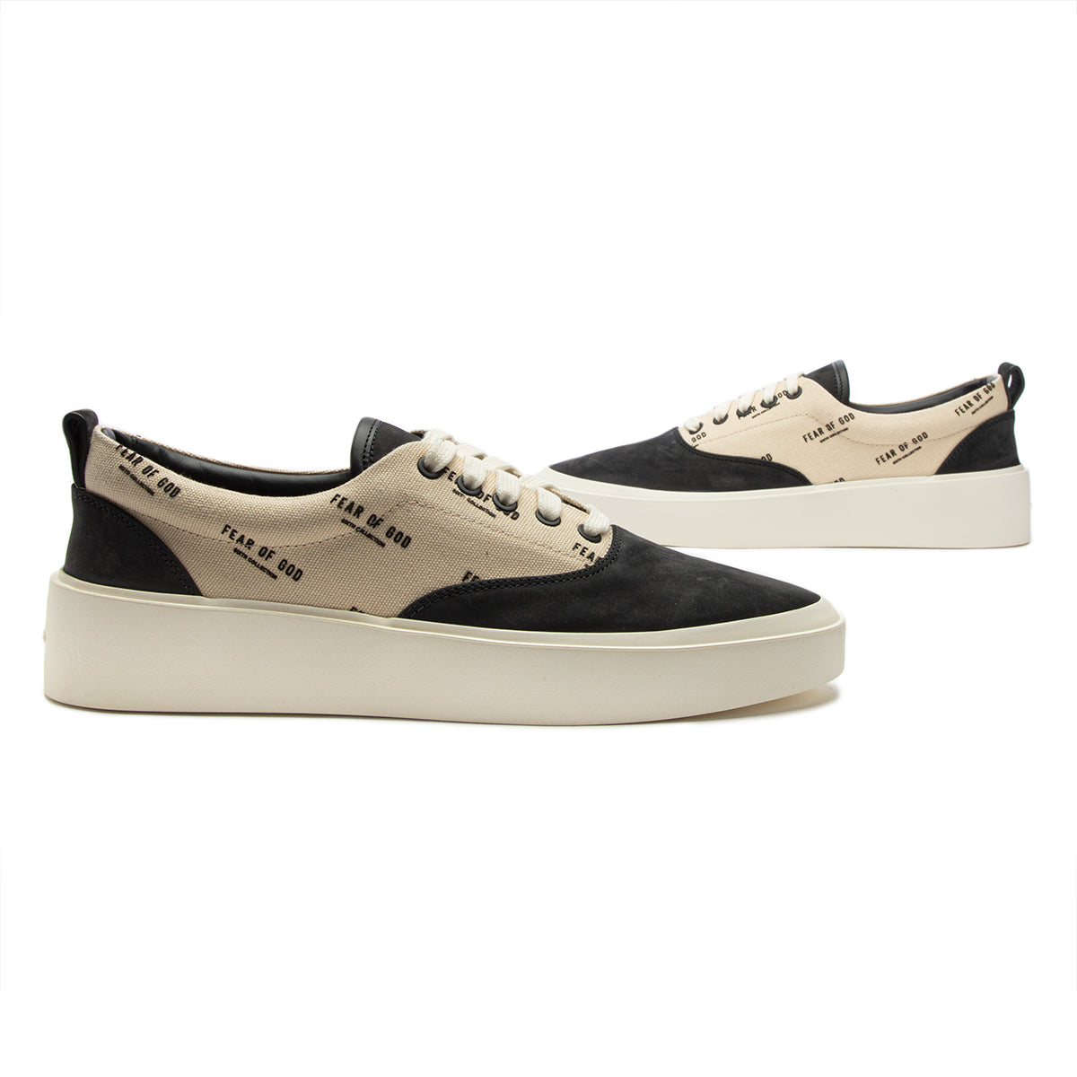 Montgomery Vil have voldsom FEAR OF GOD 101 LACE UP SNEAKER (BLACK/CREAM FEAR OF GOD PRINT) | Concepts