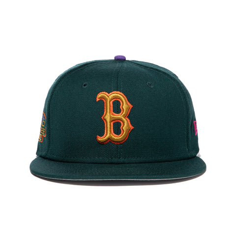 Boston Red Sox MLB19 59Ffity Of St. Pats Day White/Green Snapback