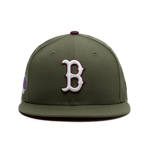 Boston Red Sox New Era Concepts Champions 59FITY Fitted Hat - Tan