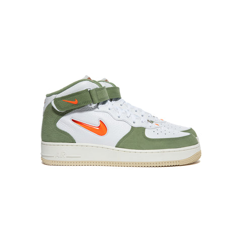 Nike Air Force 1 Mid '07 Mens Lifestyle Shoe - Green/Orange
