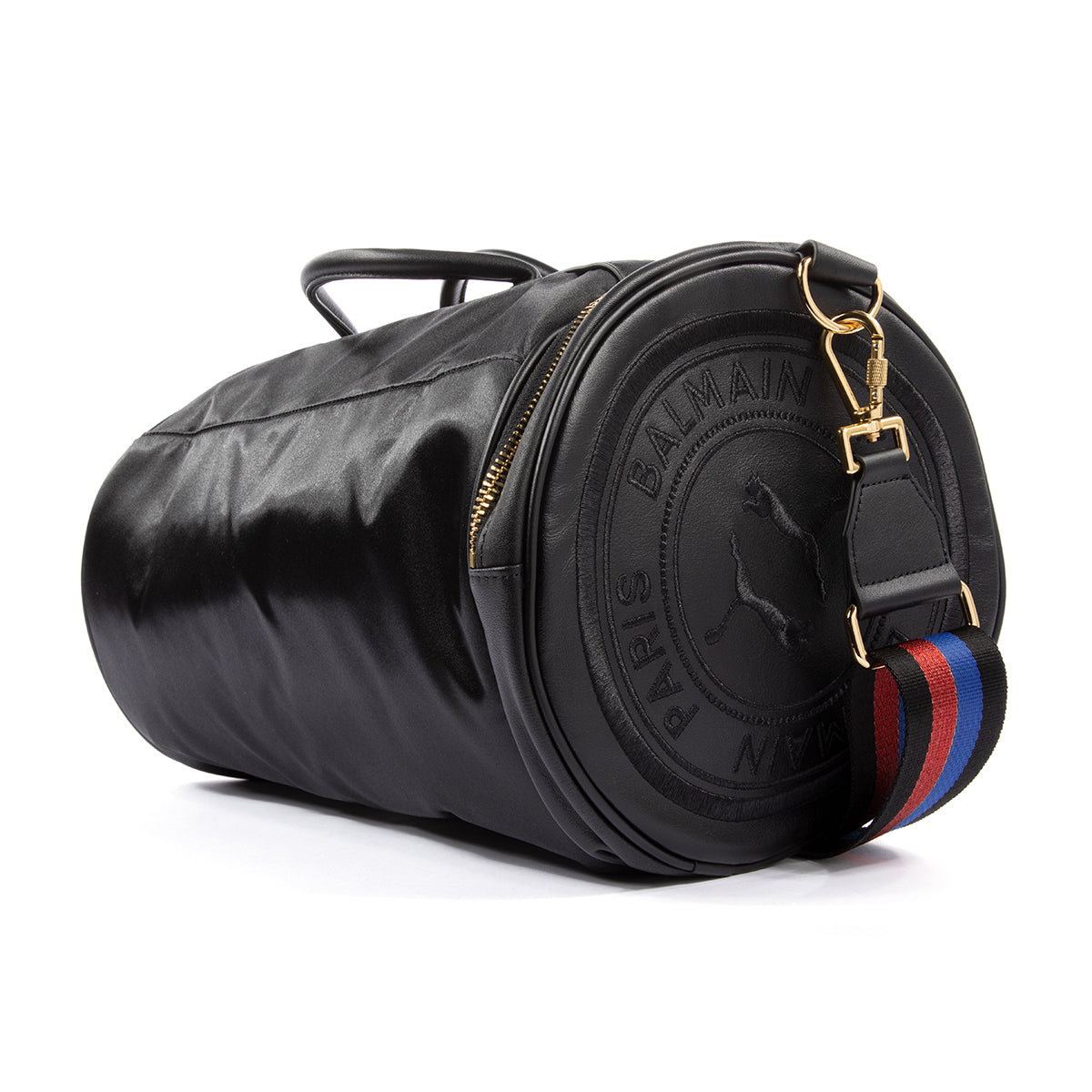 puma leather duffle bag