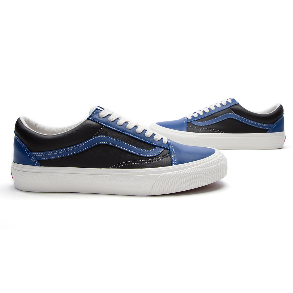 black an blue vans