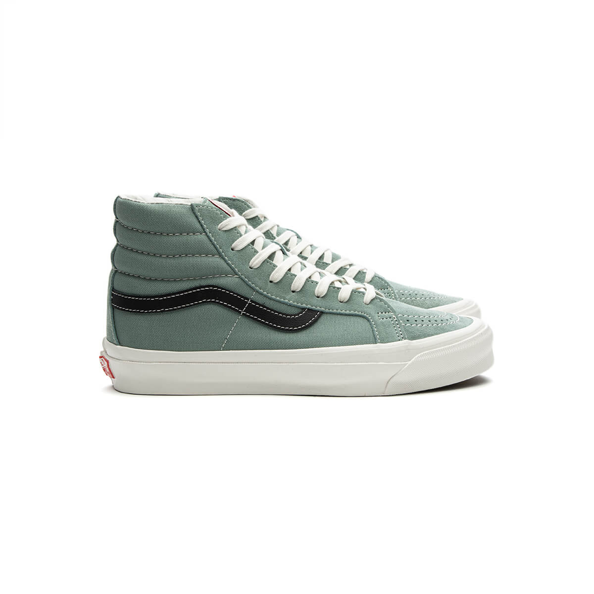 green canvas vans