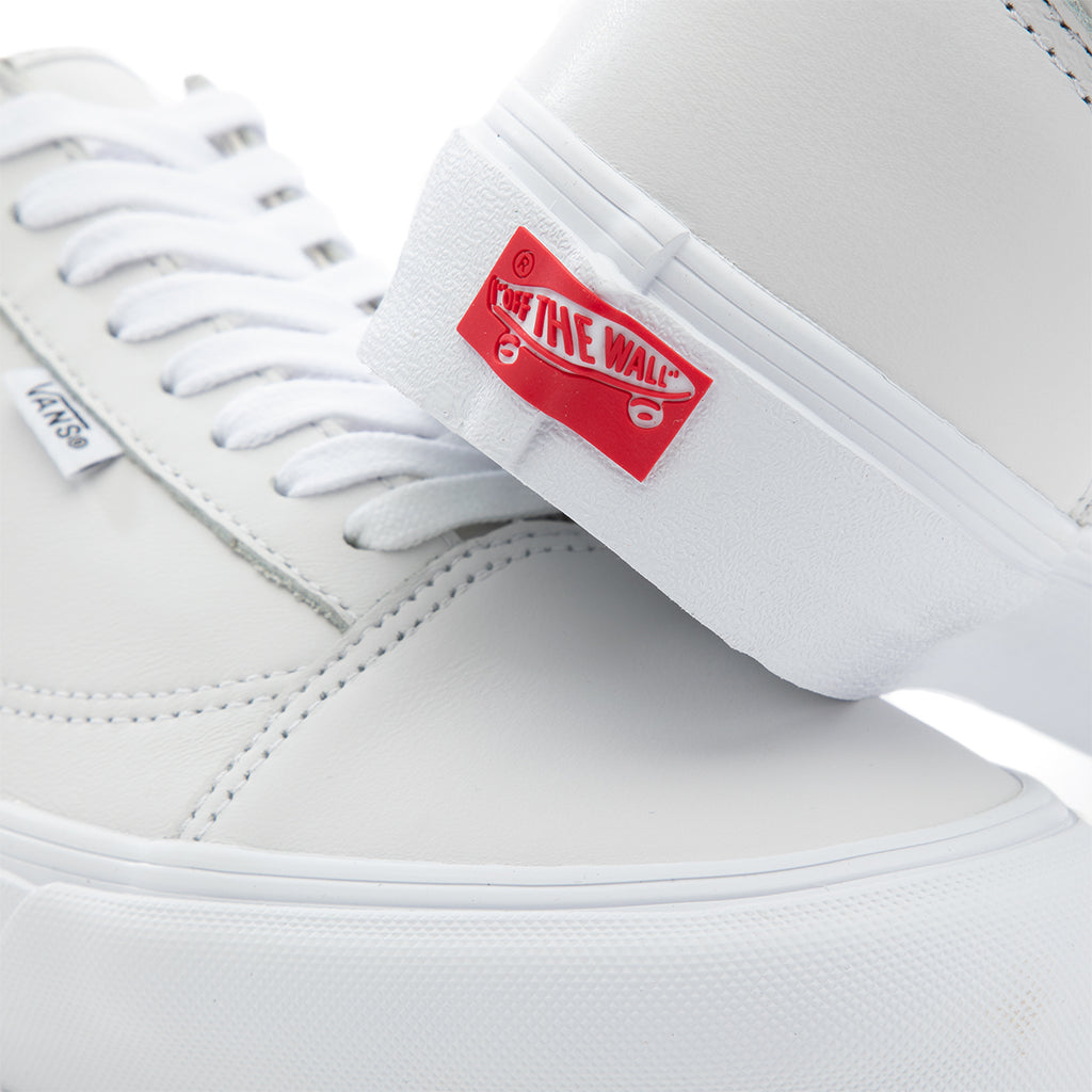 white leather vans for men