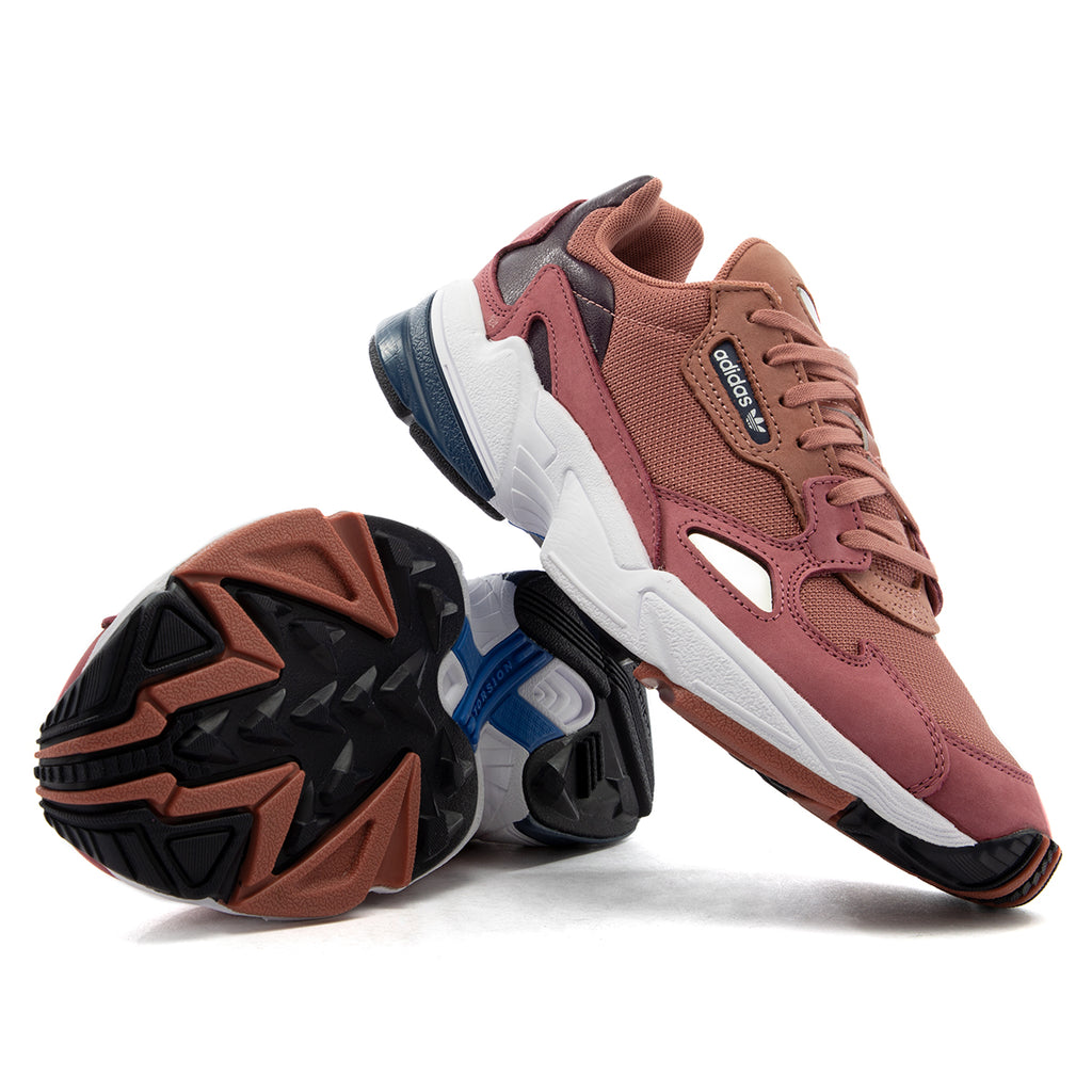 adidas falcon raw pink dark blue