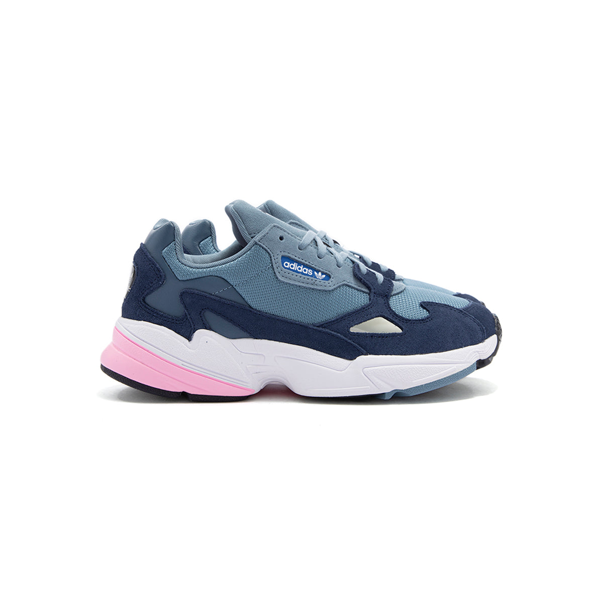 adidas falcon raw grey light pink