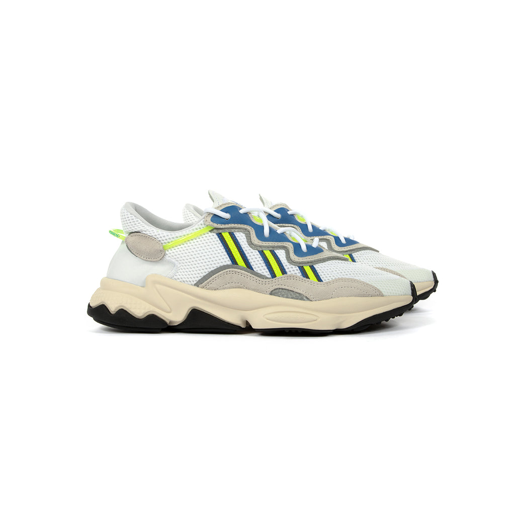 adidas ozweego white solar green