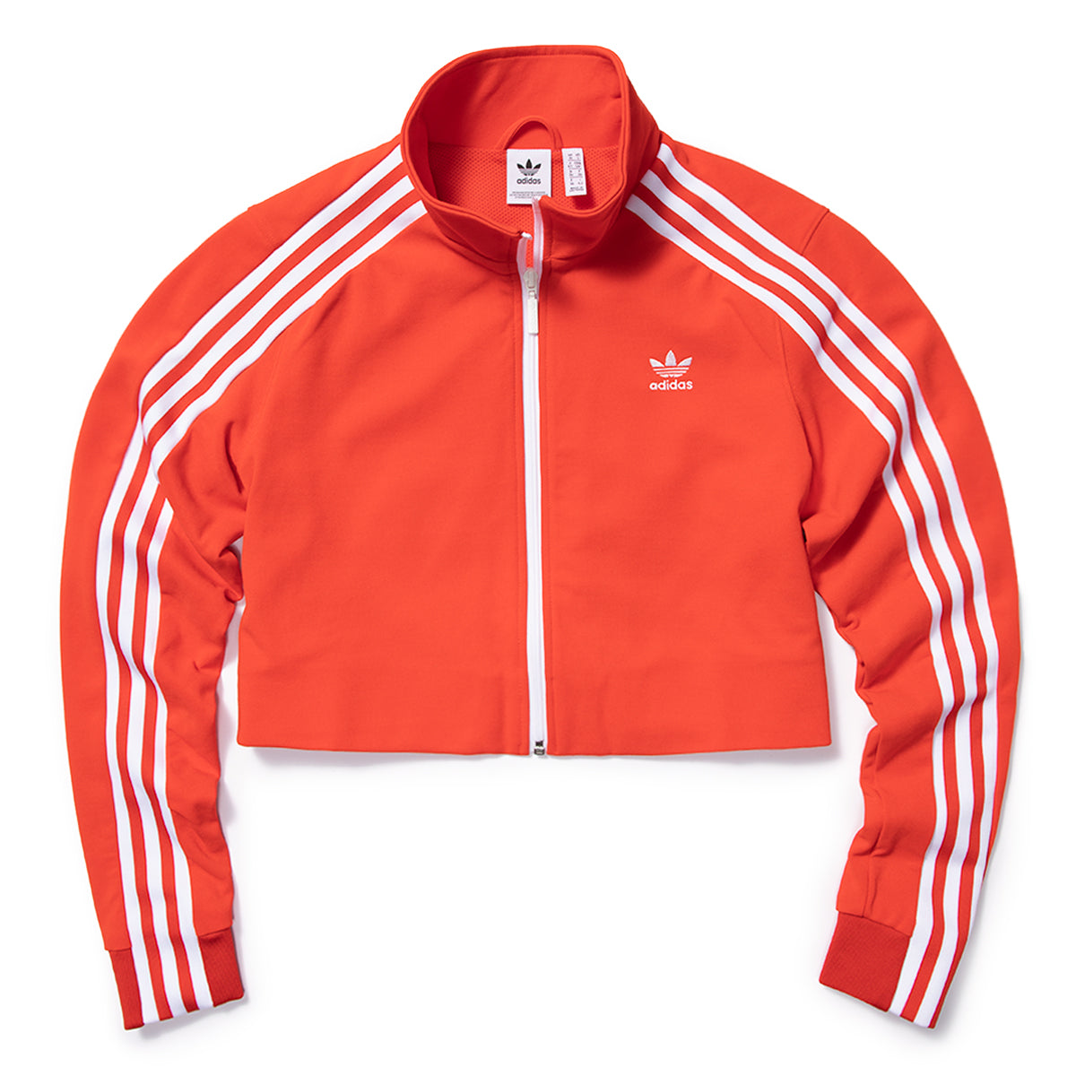 adidas track top red