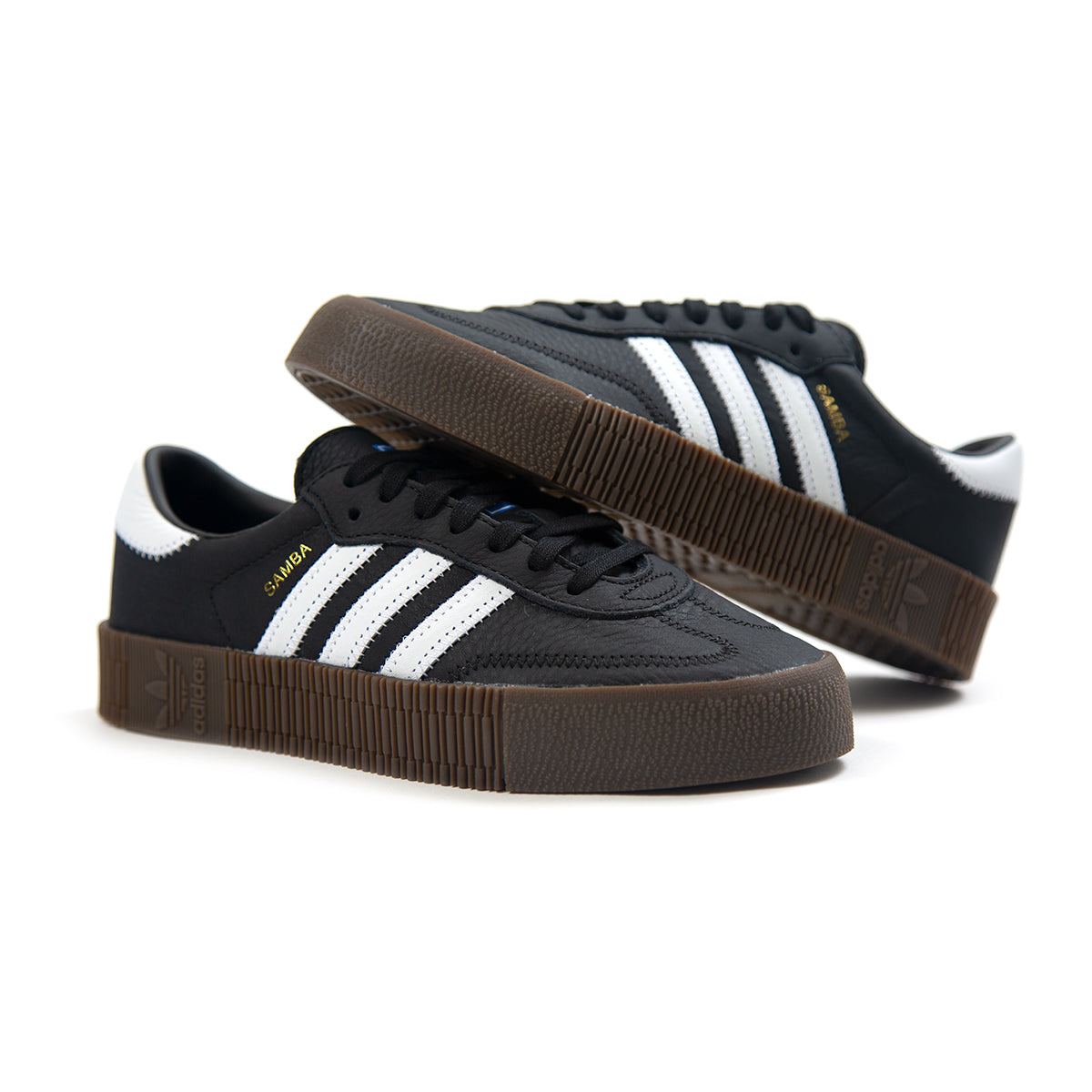 adidas sambarose white black