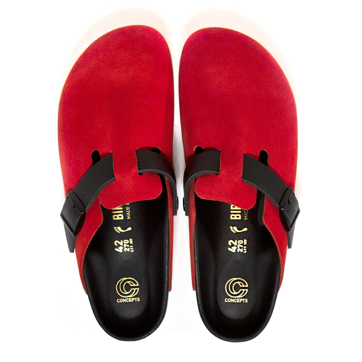 red birkenstock men