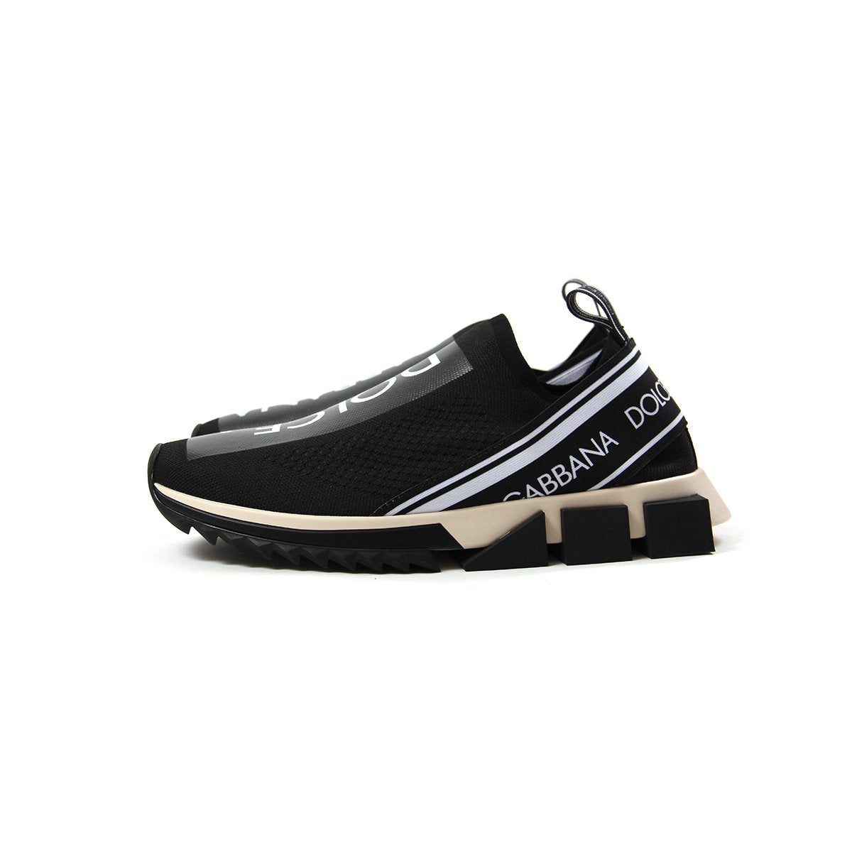 dolce & gabbana black sorrento sneakers