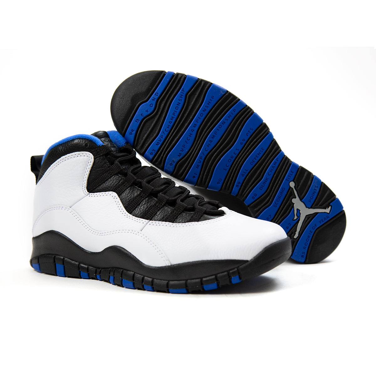 blue and black jordan 10