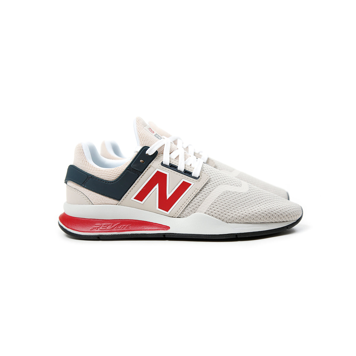 new balance white red