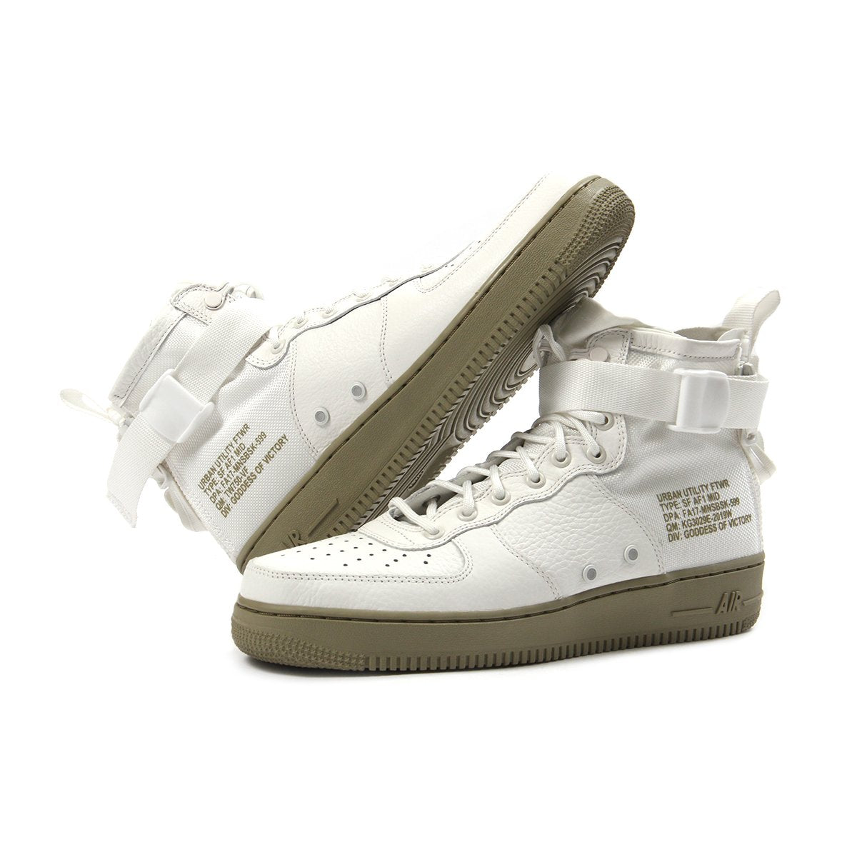 sf air force 1 mid ivory olive